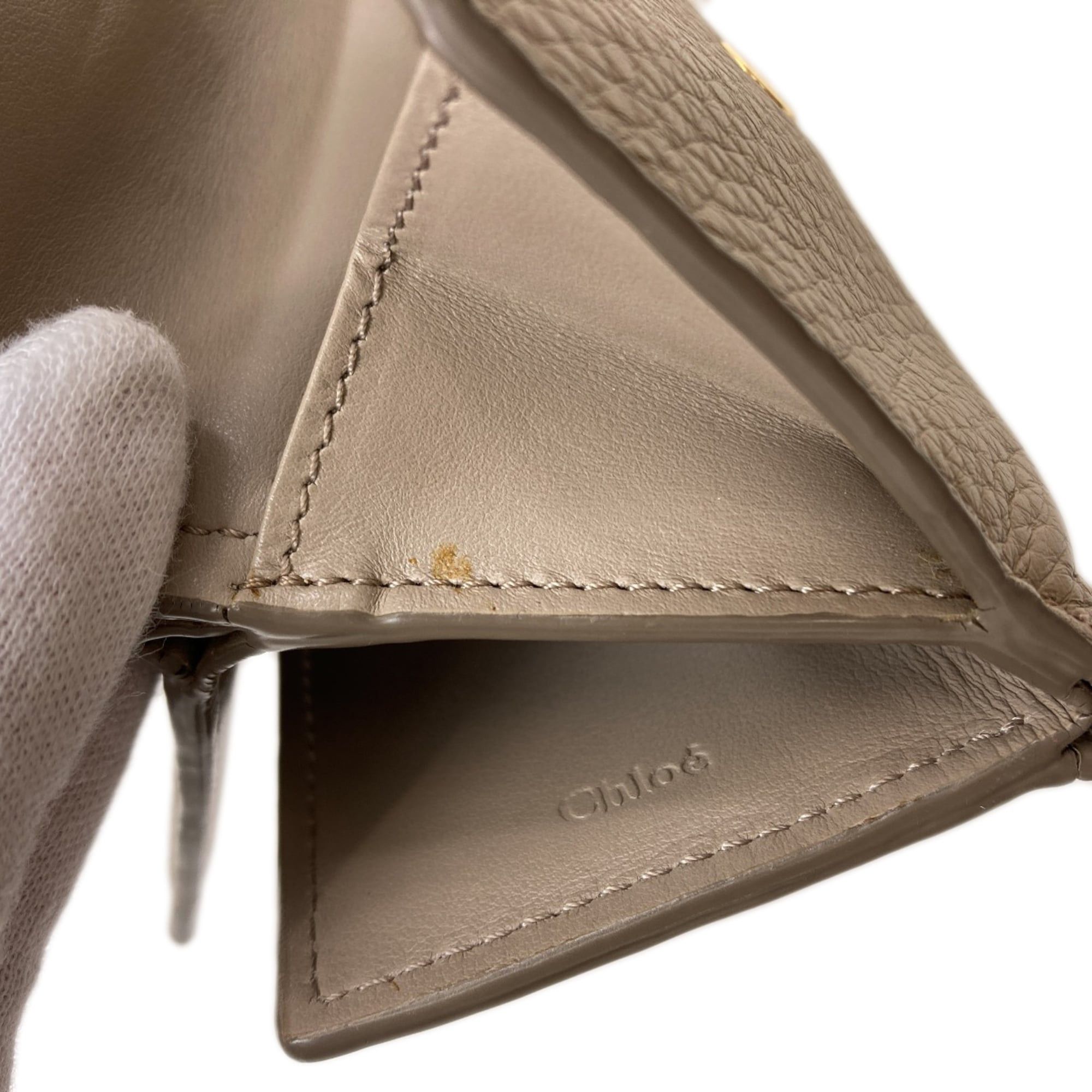 Chloe Chloé Chloe Abby Bi-fold Leather Wallet for Women Size ONE SIZE - 9 Thumbnail