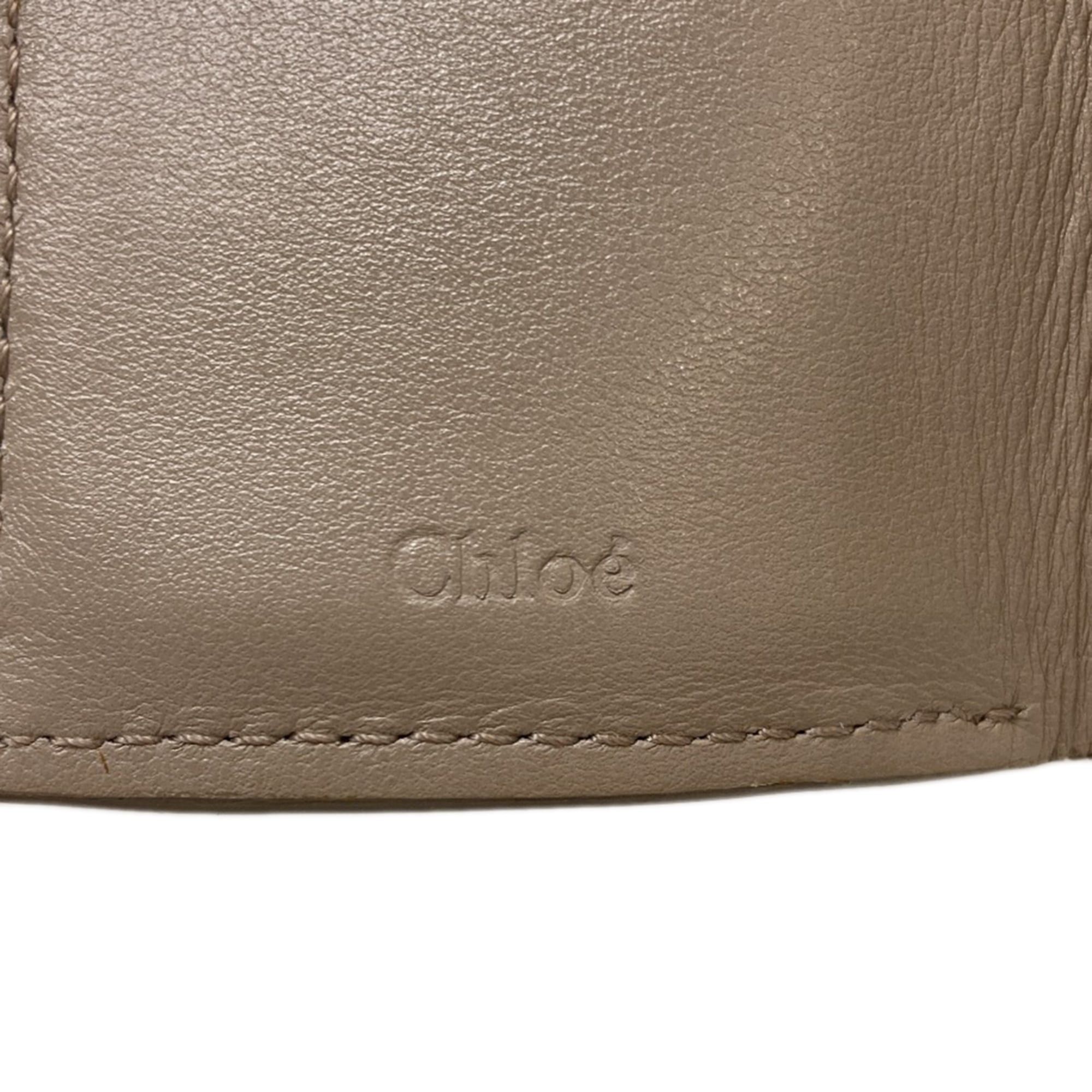 Chloe Chloé Chloe Abby Bi-fold Leather Wallet for Women Size ONE SIZE - 7 Thumbnail