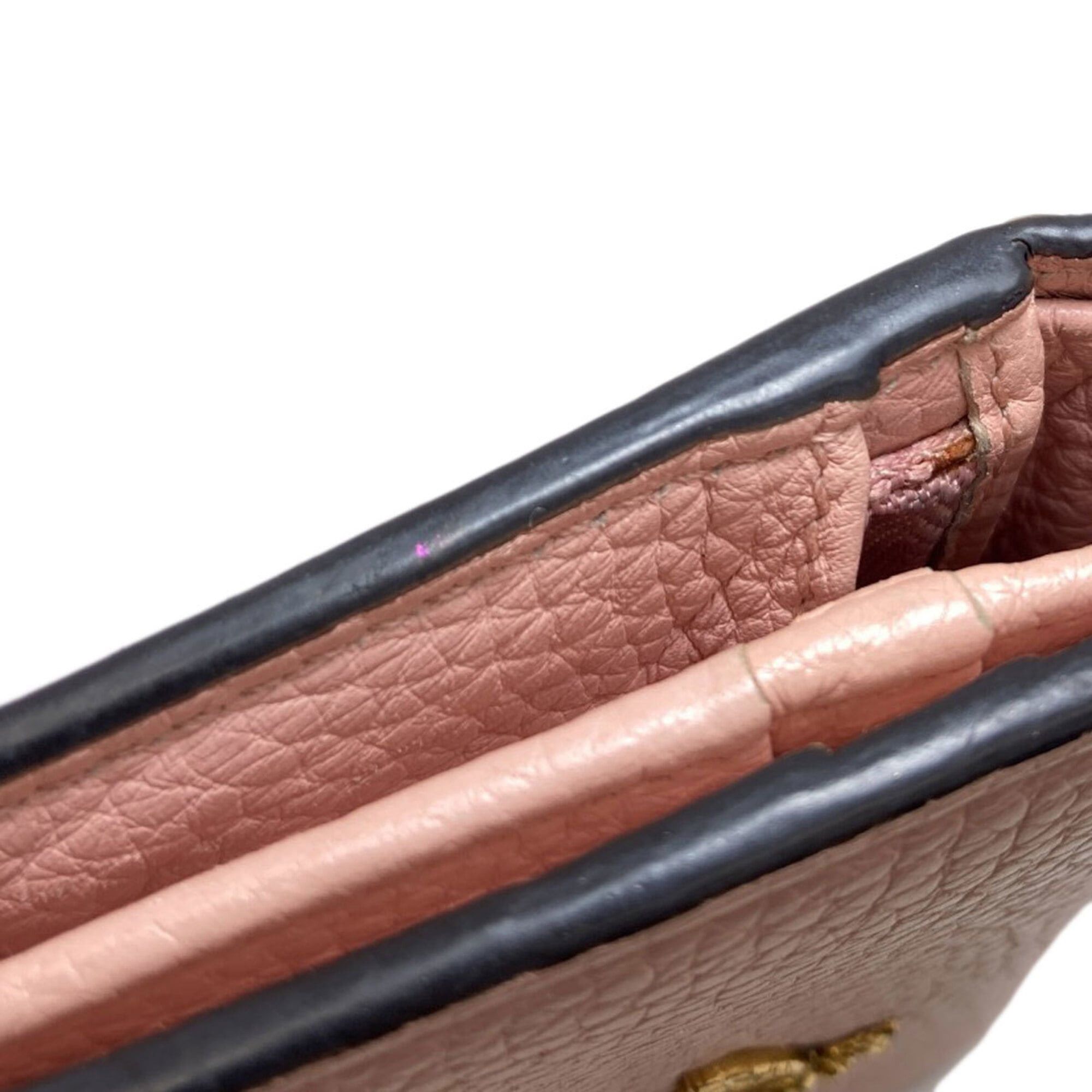 Gucci Gucci 460185 Animalier Bee Bi-fold Wallet Leather Women's GUCCI Size ONE SIZE - 16 Thumbnail