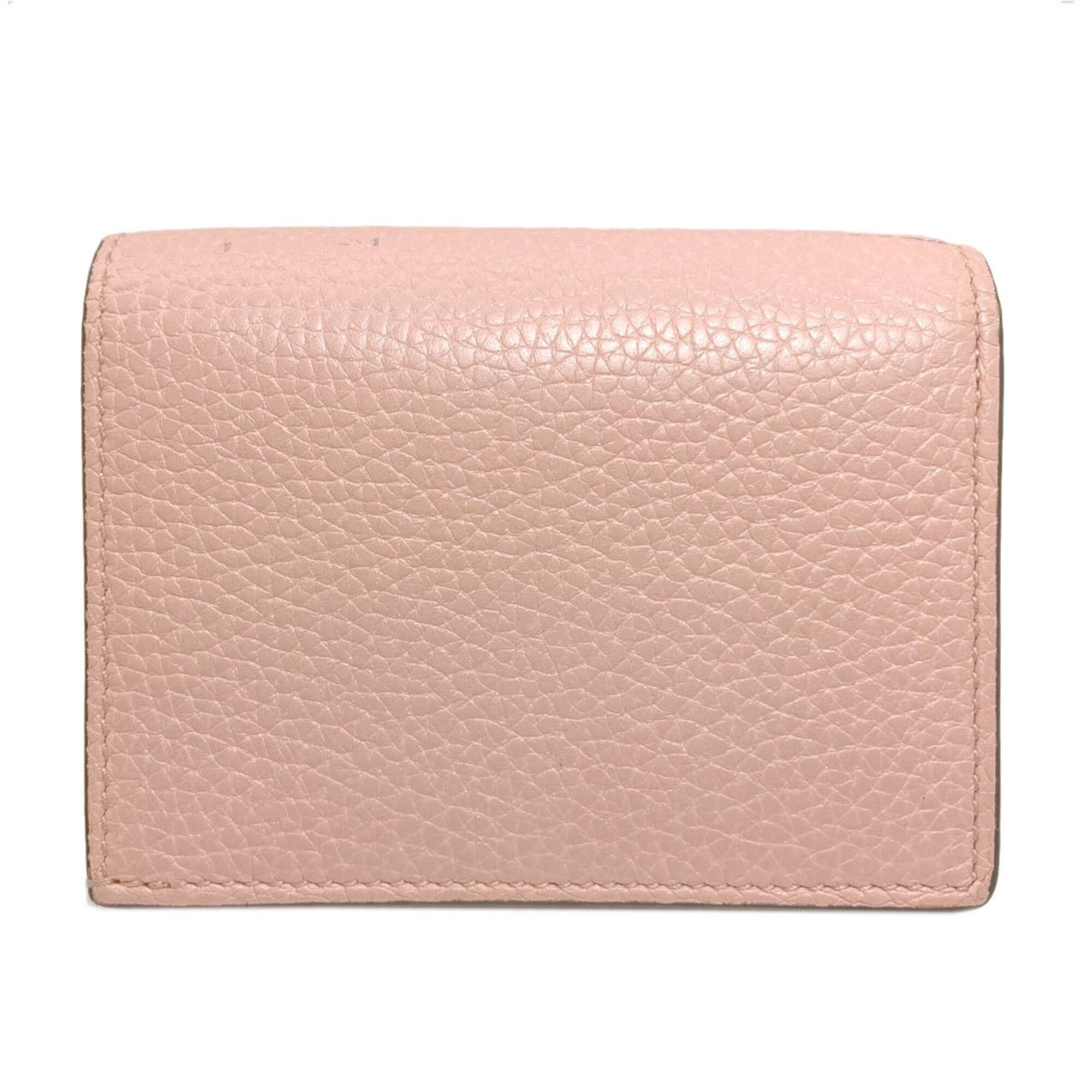 Gucci Gucci 460185 Animalier Bee Bi-fold Wallet Leather Women's GUCCI Size ONE SIZE - 2 Thumbnail