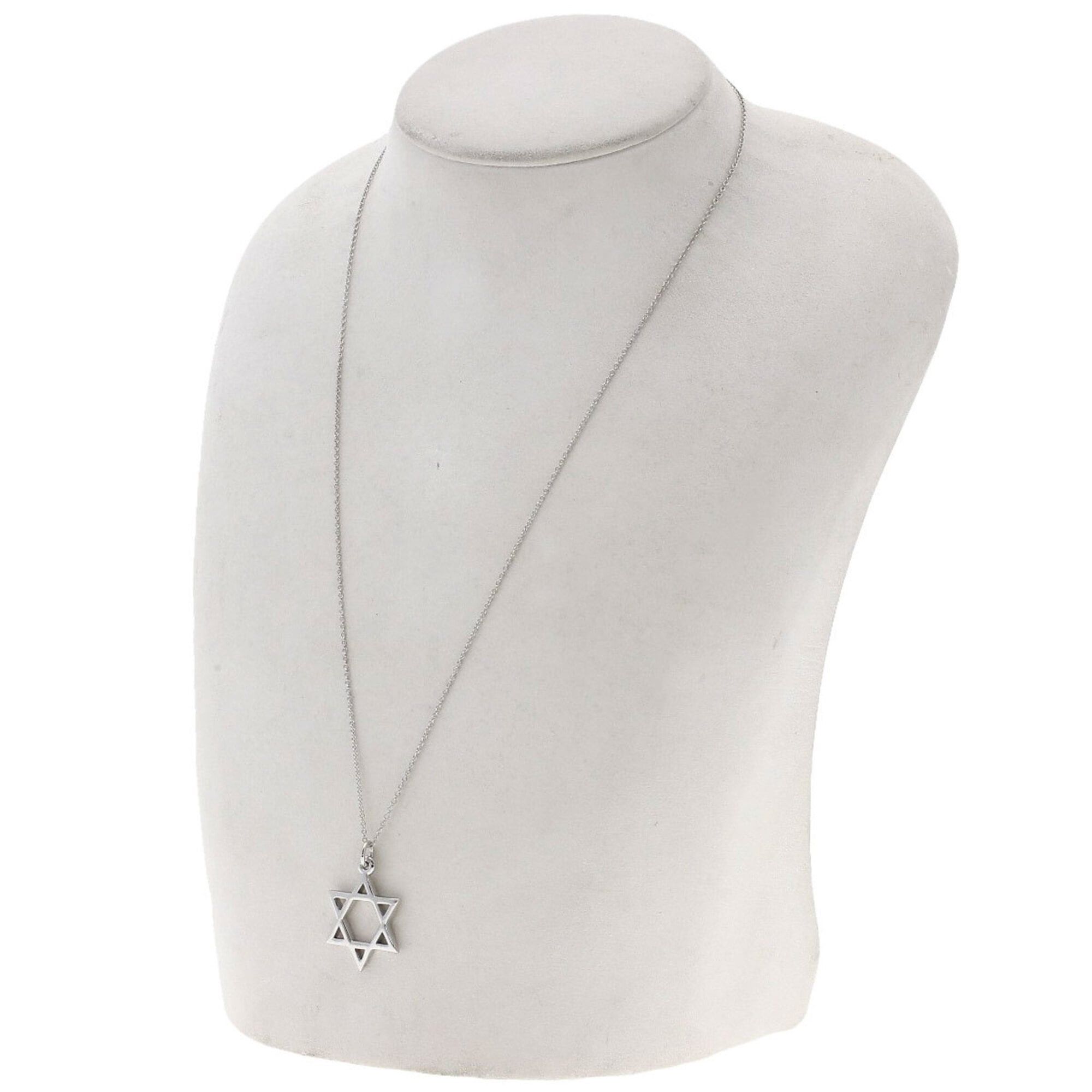 Tiffany & Co. Tiffany & Co. David Necklace, 18K White Gold, Women's. Size ONE SIZE - 4 Thumbnail