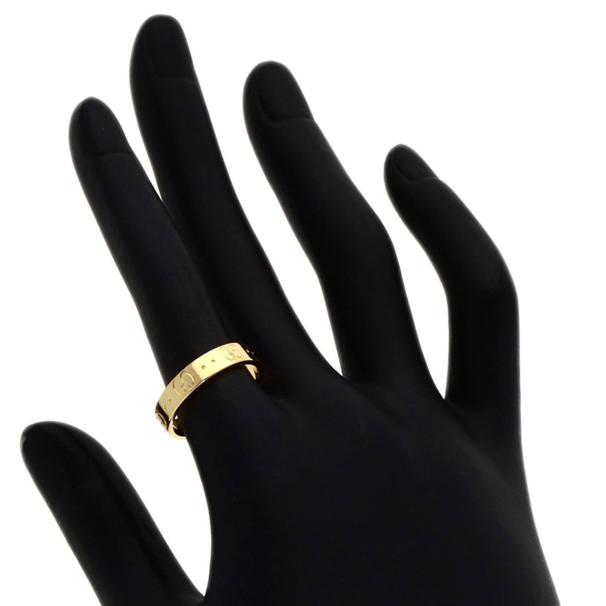 Gucci Gucci Icon #12 Ring - 18K Yellow Gold Women's GUCCI Size ONE SIZE - 6 Thumbnail
