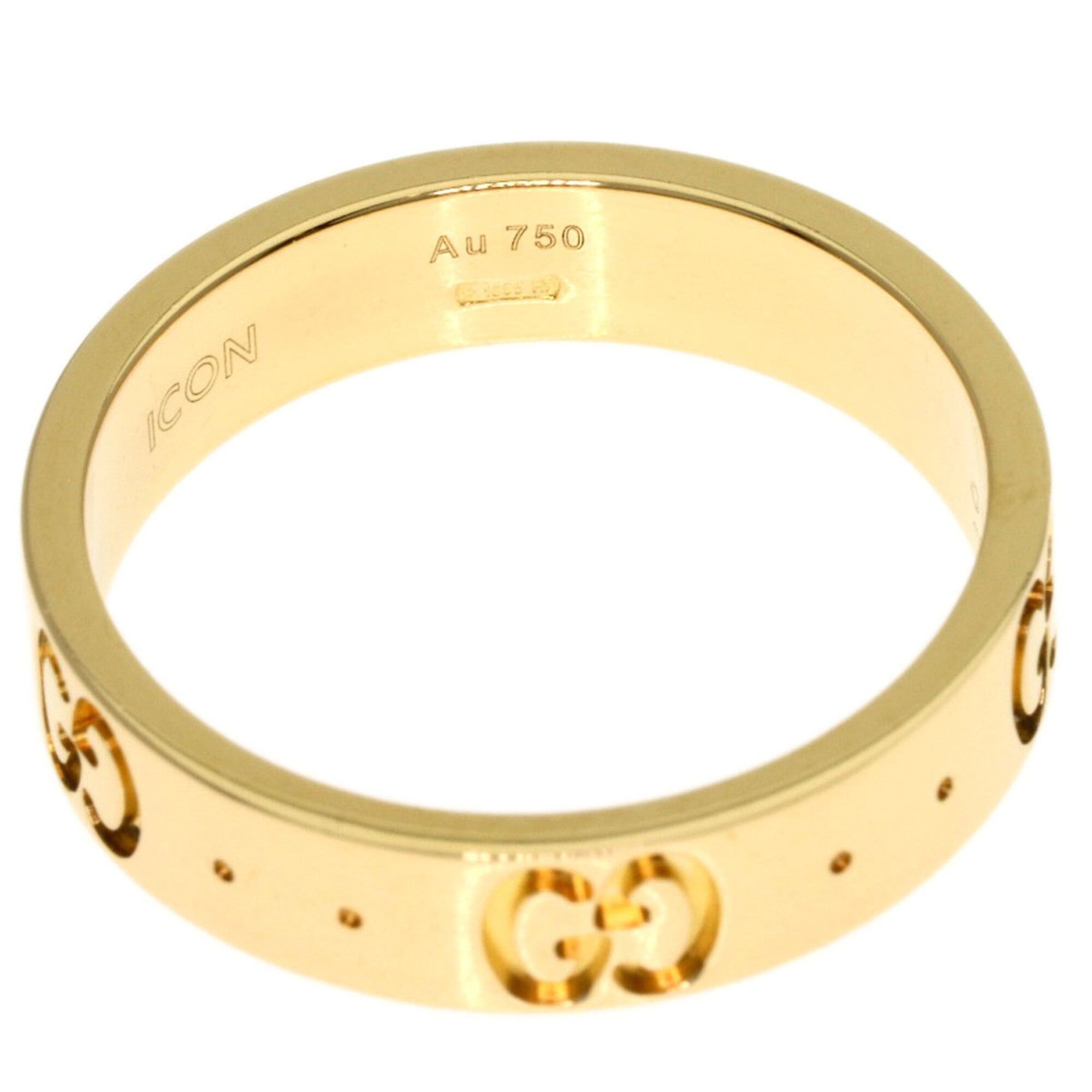 Gucci Gucci Icon #9 Ring, 18K Yellow Gold, Women's GUCCI Size ONE SIZE - 4 Thumbnail