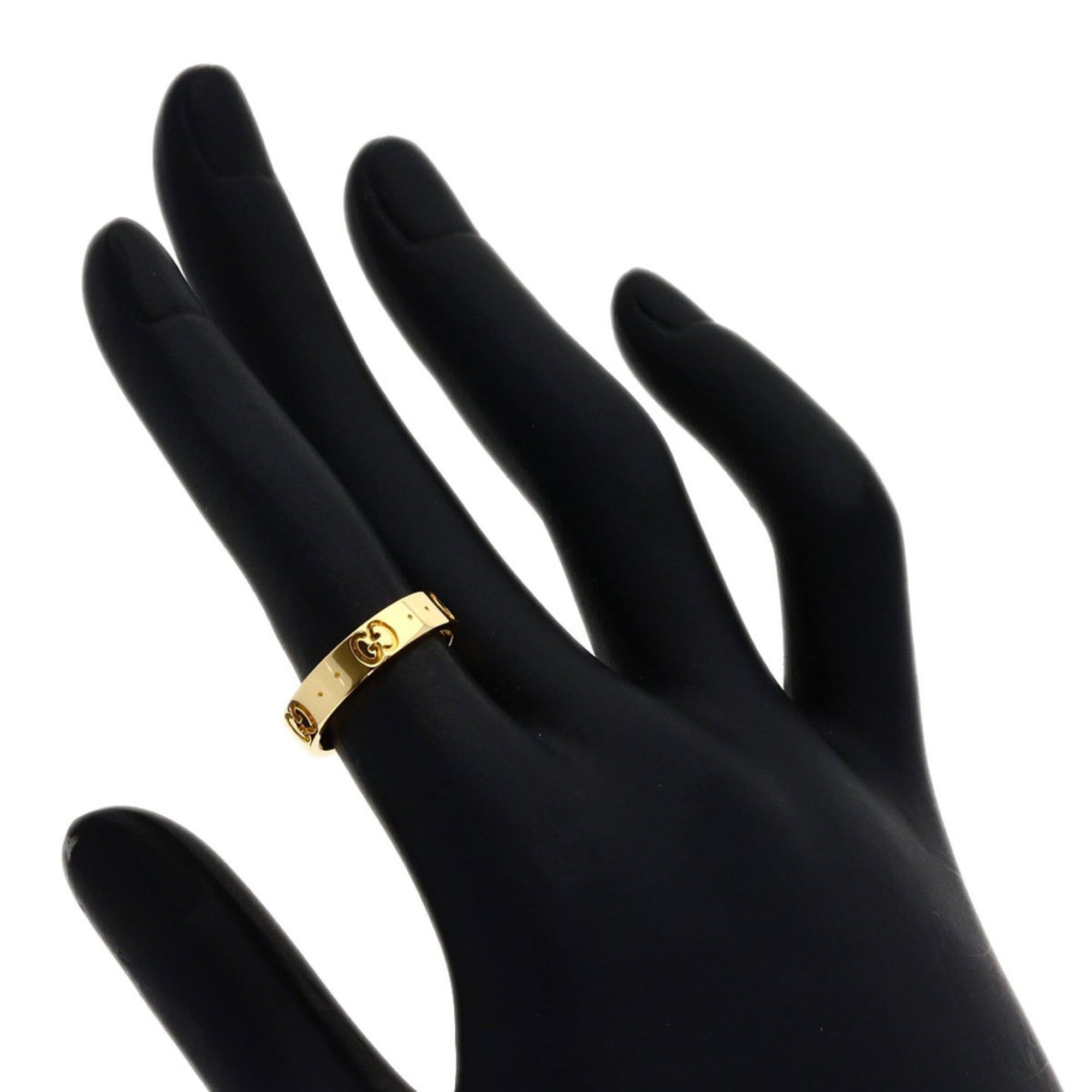 Gucci Gucci Icon #9 Ring, 18K Yellow Gold, Women's GUCCI Size ONE SIZE - 6 Thumbnail