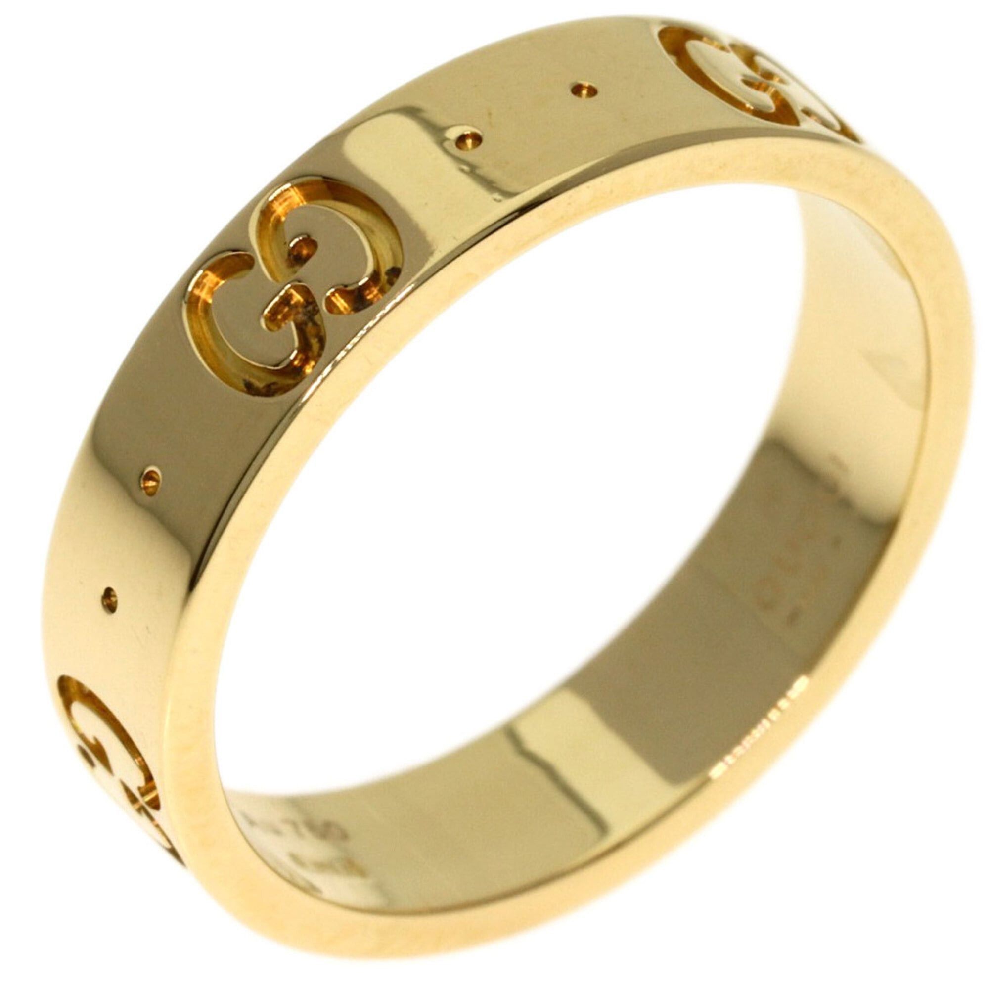 Gucci Gucci Icon #9 Ring, 18K Yellow Gold, Women's GUCCI Size ONE SIZE - 2 Thumbnail