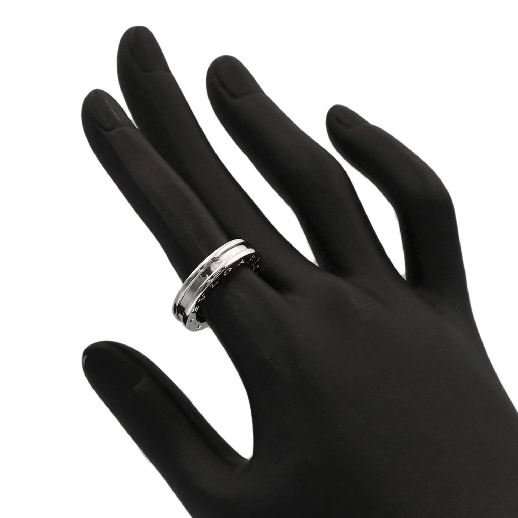 Bvlgari BVLGARI B-zero1 1-band #50 Ring, 18K White Gold, Women's. Size ONE SIZE - 5 Thumbnail
