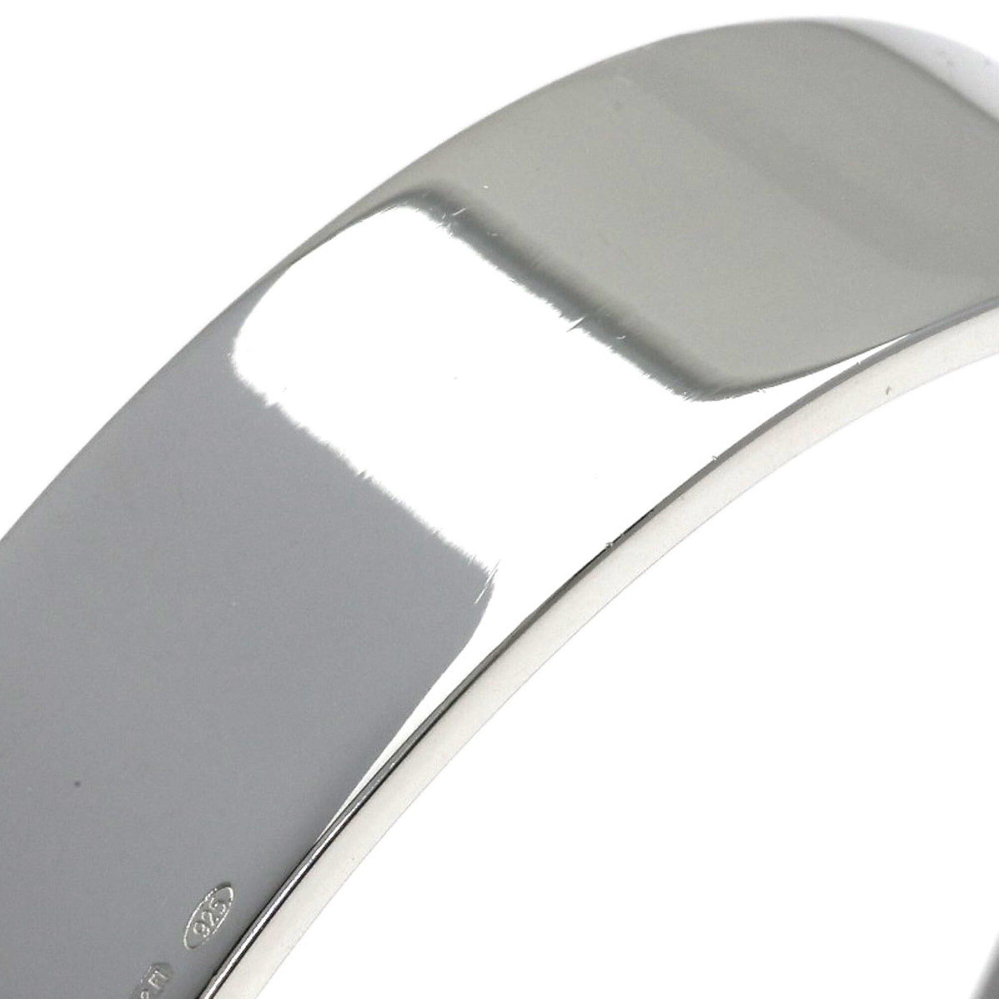 Gucci Gucci Cutout G Logo Bangle Bracelet, Silver, Unisex GUCCI Size ONE SIZE - 7 Thumbnail