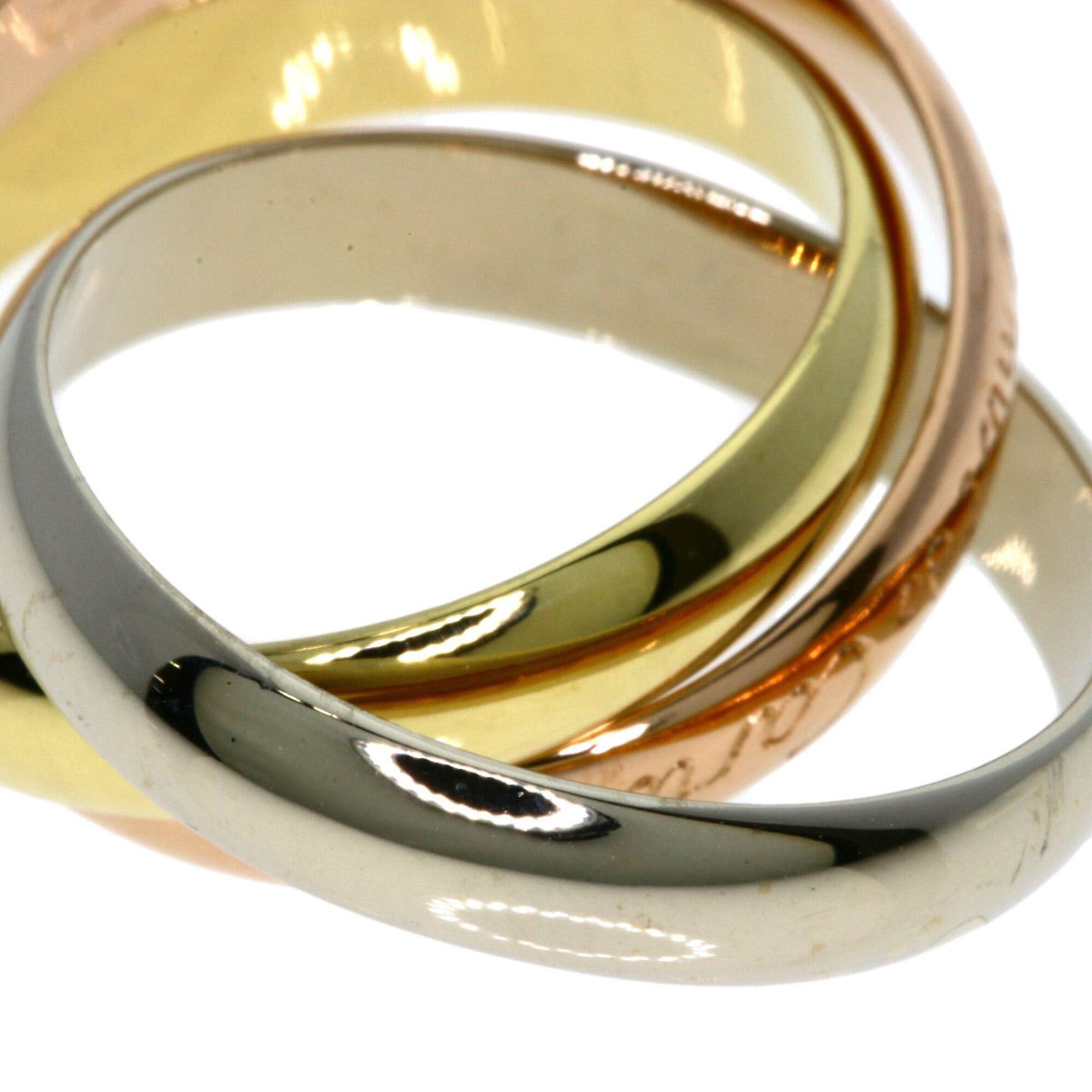 Cartier Cartier Trinity 3-Color Ring #50, 18K Yellow Gold/18K Pink White Gold, Women's. Size ONE SIZE - 5 Thumbnail