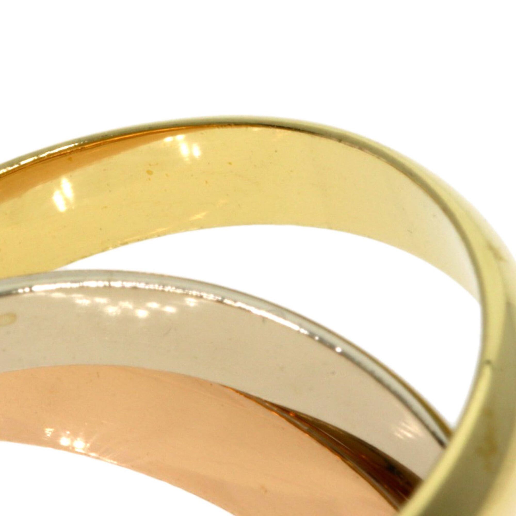 Cartier Cartier Trinity 3-Color Ring #50, 18K Yellow Gold/18K Pink White Gold, Women's. Size ONE SIZE - 6 Thumbnail
