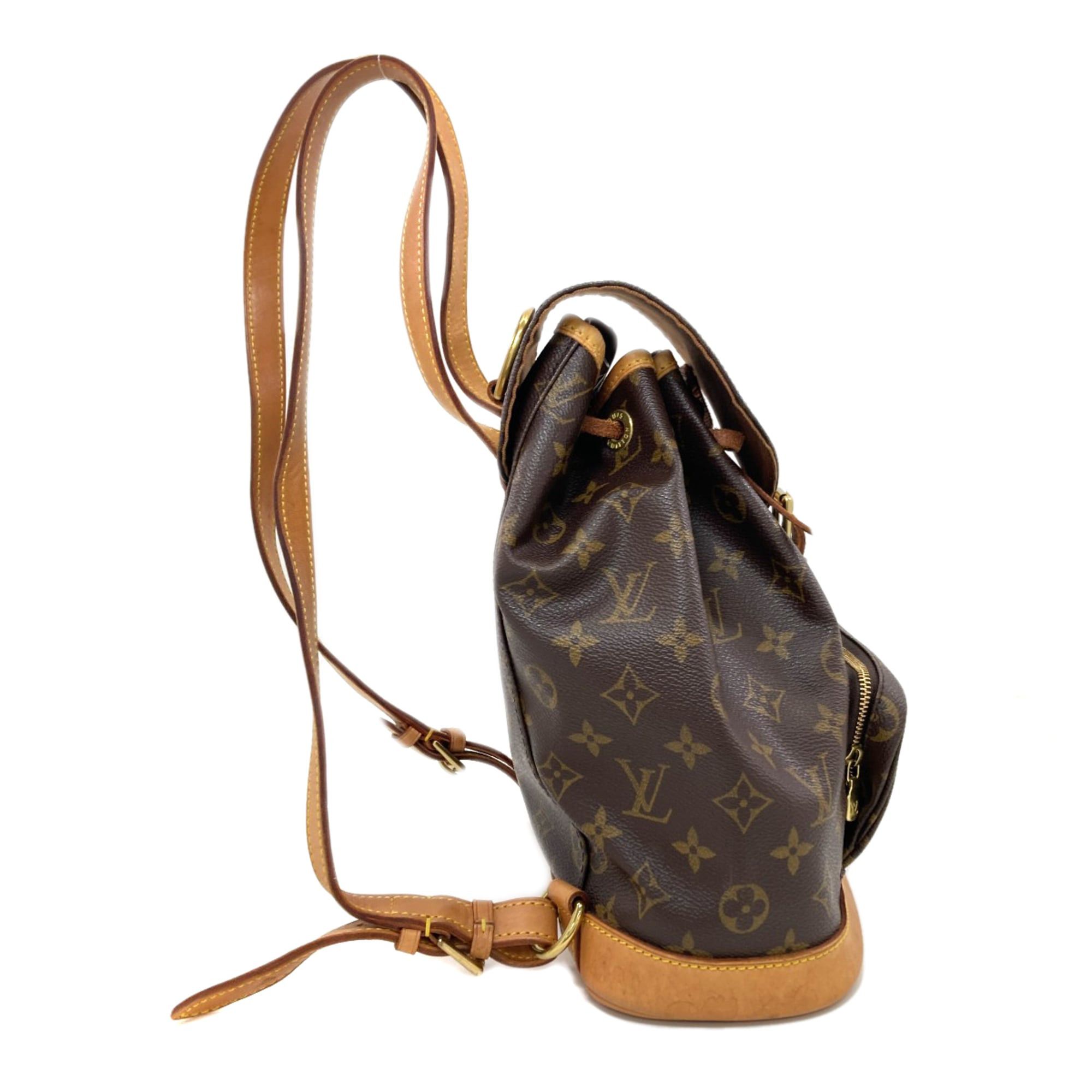 Louis Vuitton Louis Vuitton M51136 Montsouris MM Backpack/Daypack, Monogram Canvas, Women's LOUIS VUITTON Size ONE SIZE - 3 Thumbnail