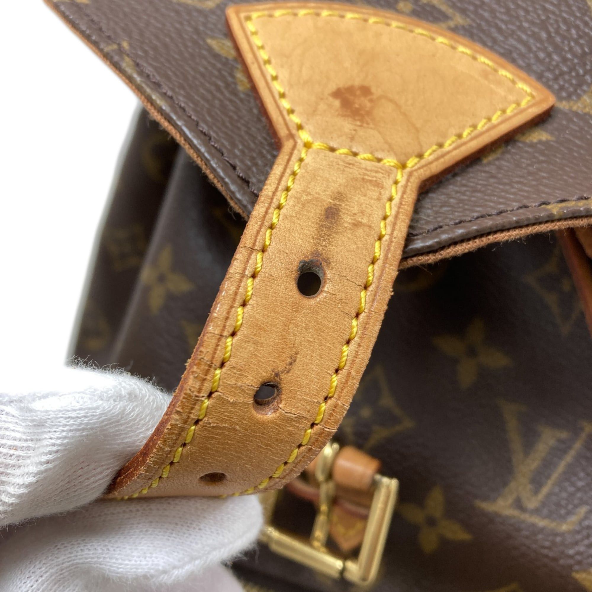 Louis Vuitton Louis Vuitton M51136 Montsouris MM Backpack/Daypack, Monogram Canvas, Women's LOUIS VUITTON Size ONE SIZE - 11 Thumbnail