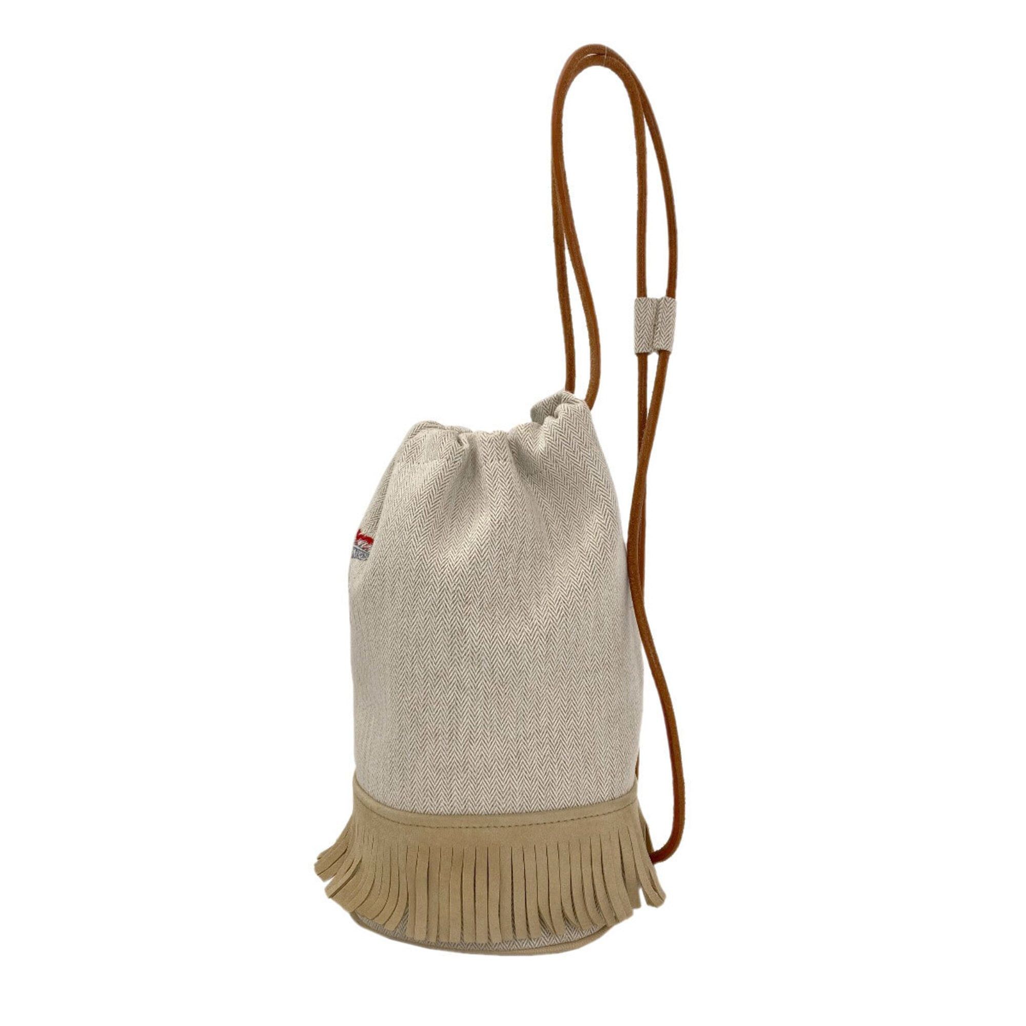 Hermes Hermes Tipi Shoulder Bag, Canvas, Women's Size ONE SIZE - 3 Thumbnail