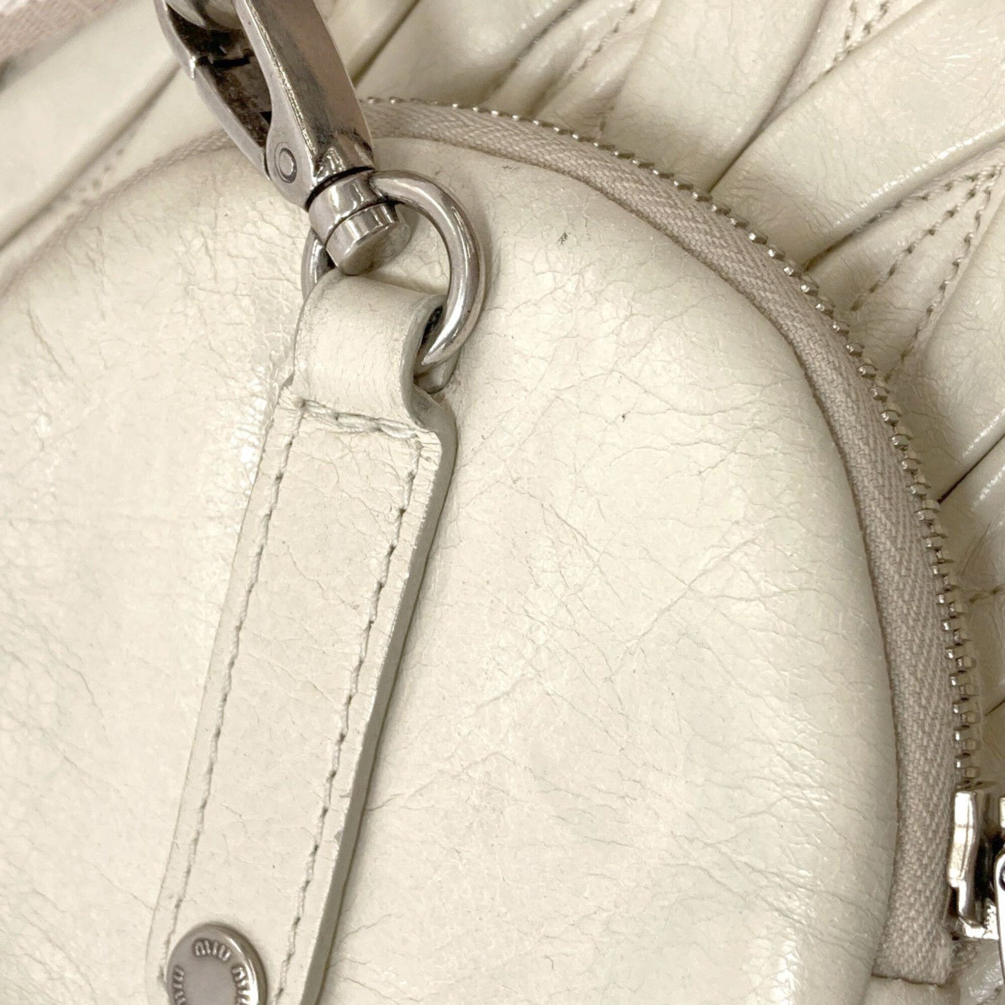 Miu Miu Miu Miu Miu Matelassé Shoulder Bag, Calfskin, Women's MIUMIU Size ONE SIZE - 17 Thumbnail