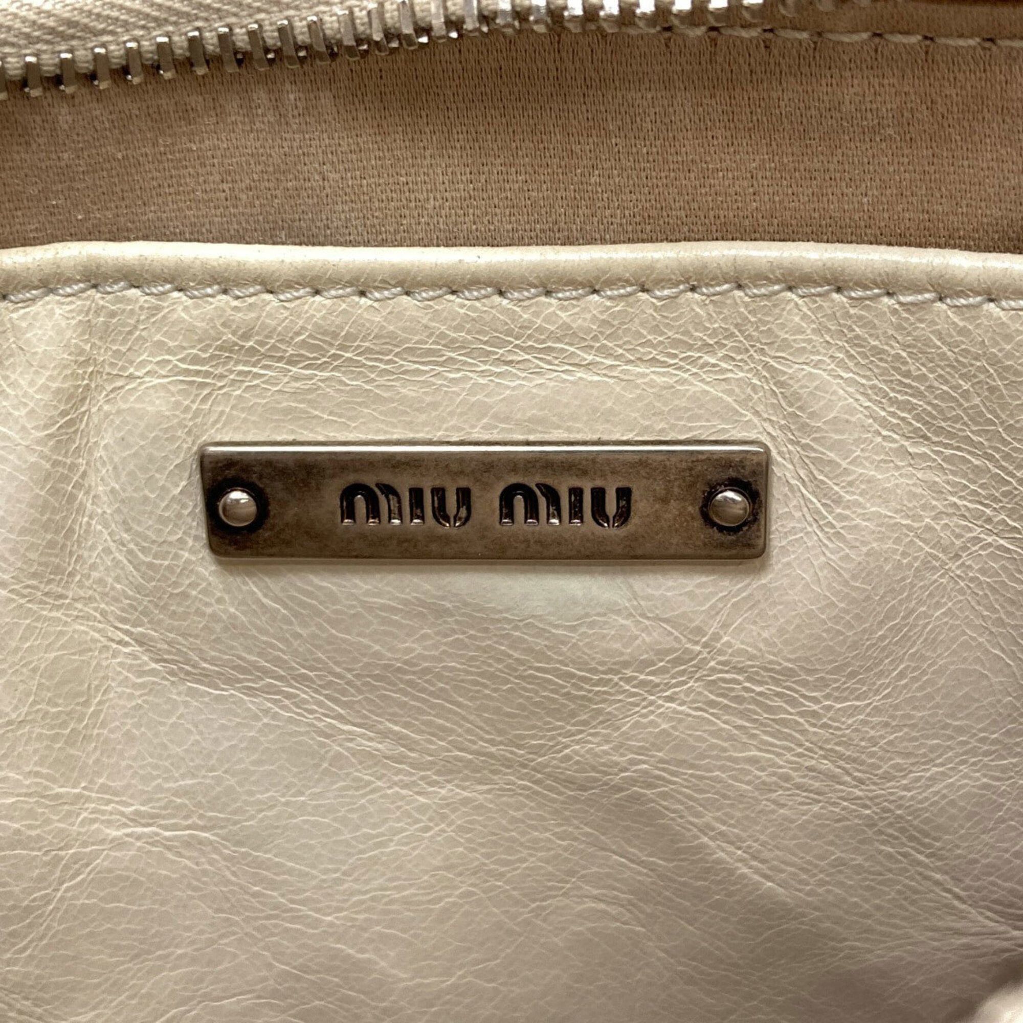 Miu Miu Miu Miu Miu Matelassé Shoulder Bag, Calfskin, Women's MIUMIU Size ONE SIZE - 6 Thumbnail