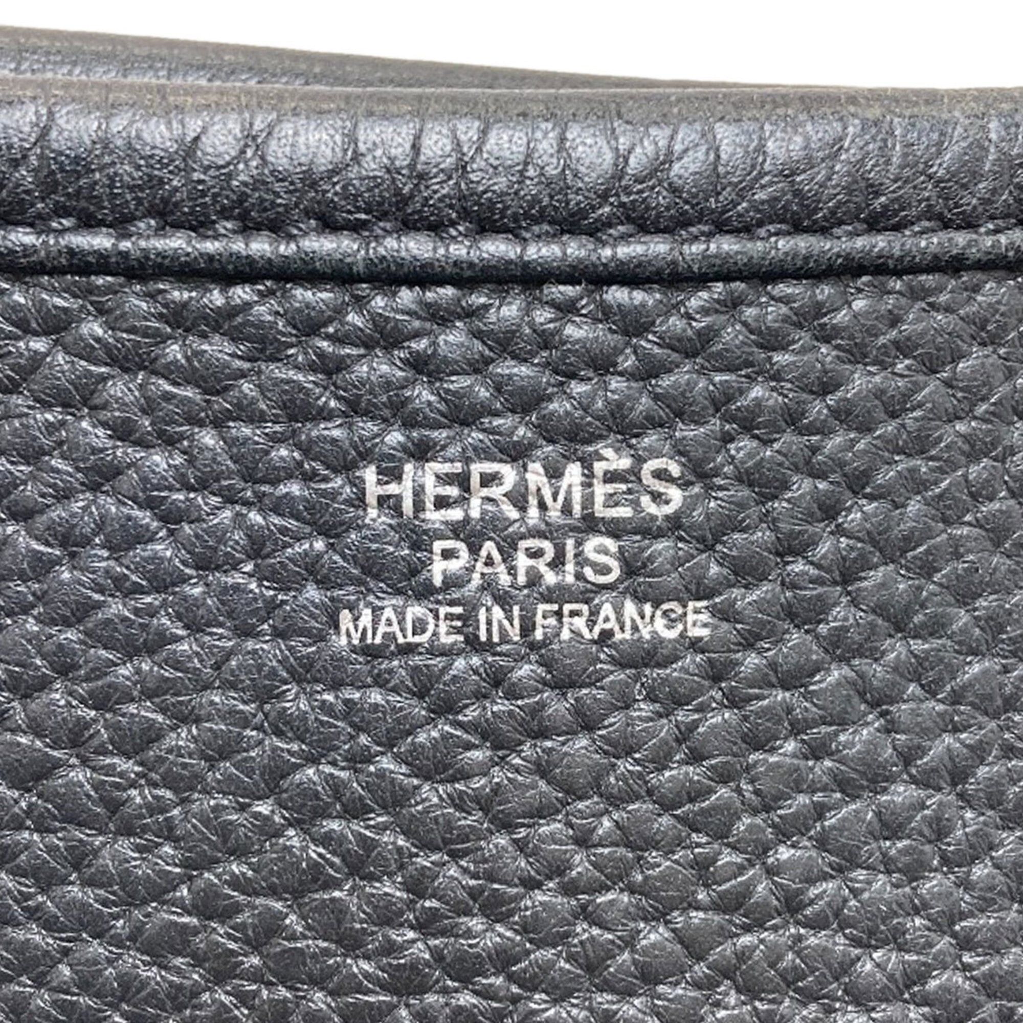 Hermes Hermes Evelyne 3 GM Shoulder Bag with Silver Hardware, Taurillon Leather, Women's Size ONE SIZE - 6 Thumbnail