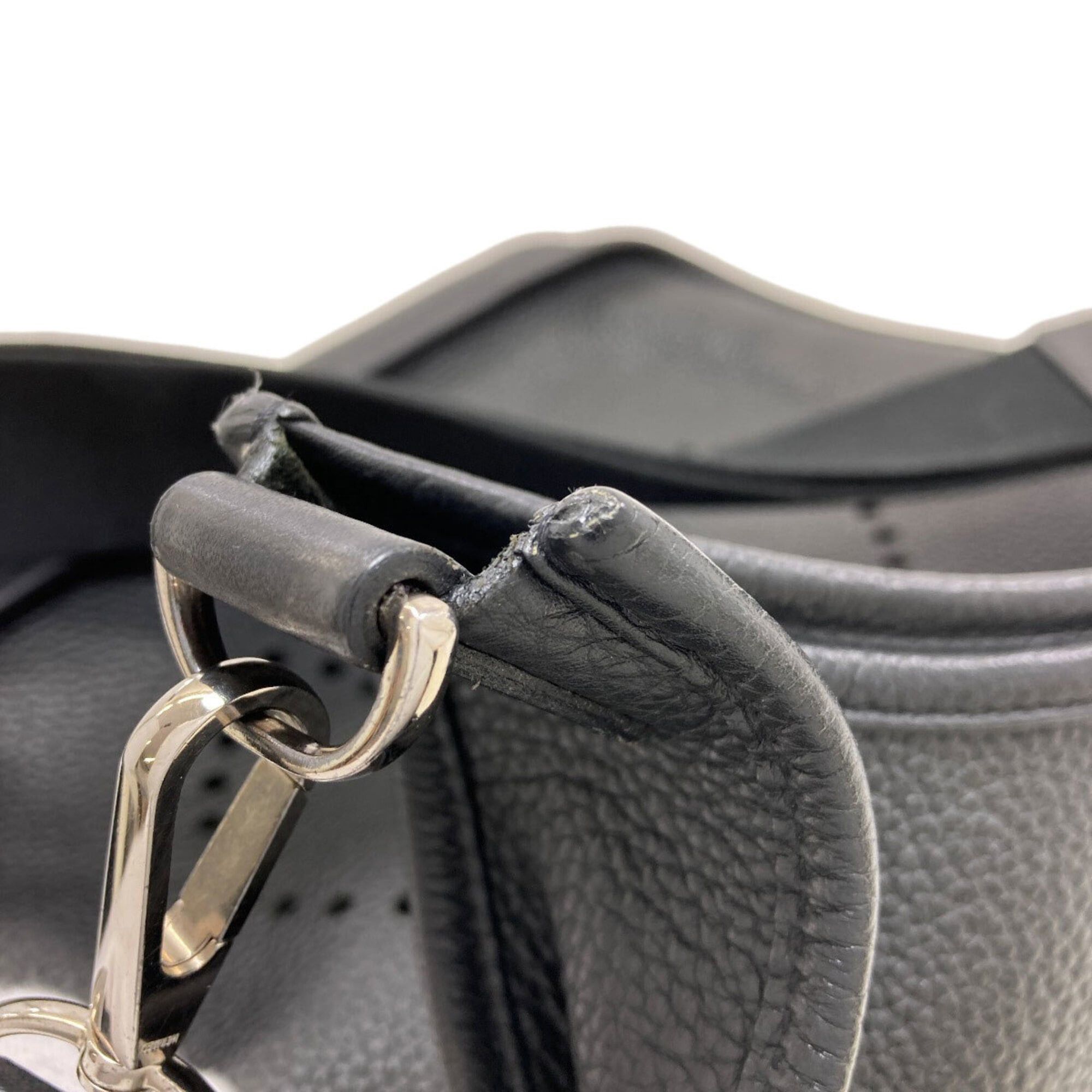 Hermes Hermes Evelyne 3 GM Shoulder Bag with Silver Hardware, Taurillon Leather, Women's Size ONE SIZE - 17 Thumbnail