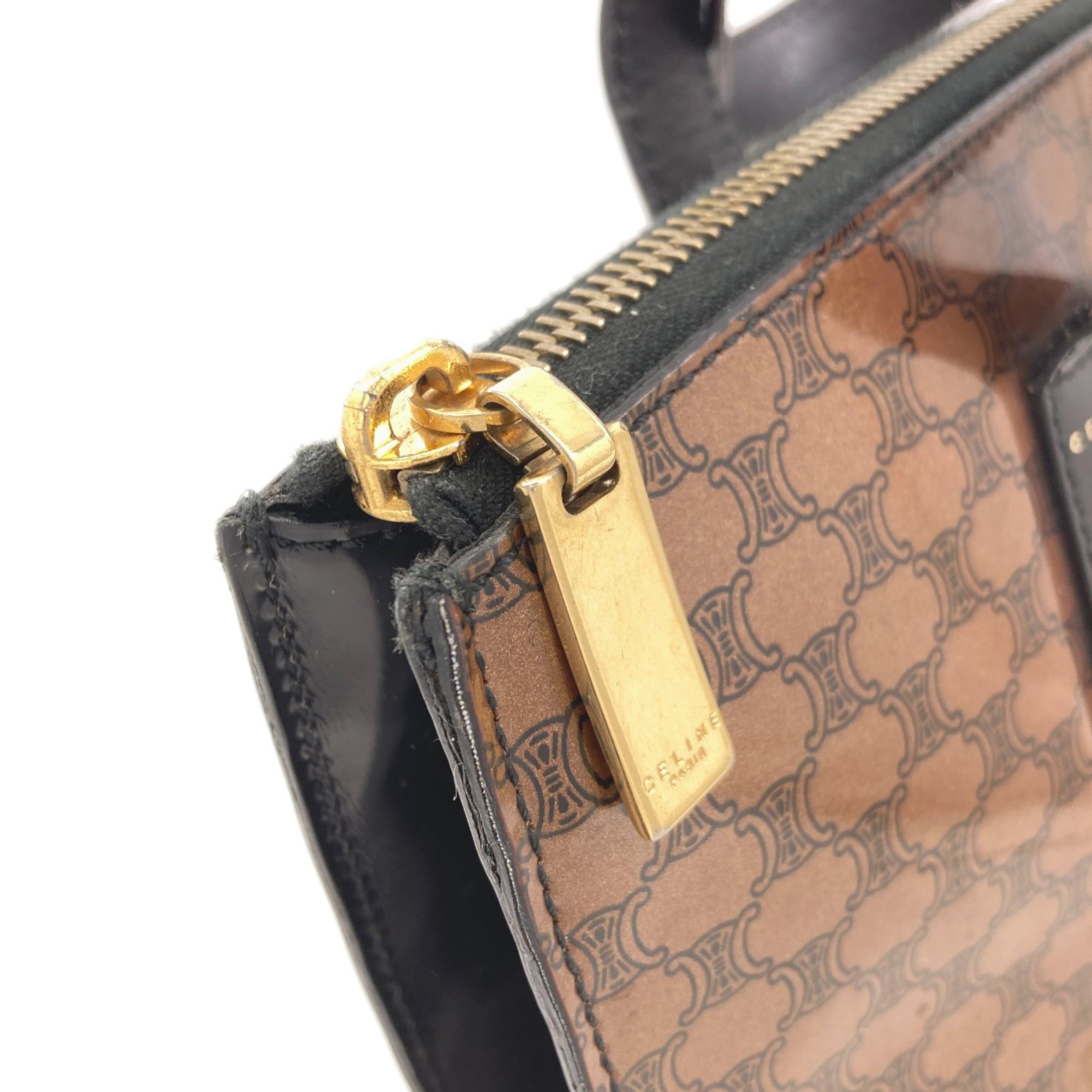 Celine Celine Macadam Tote Bag, Enamel, Women's CELINE Size ONE SIZE - 14 Thumbnail