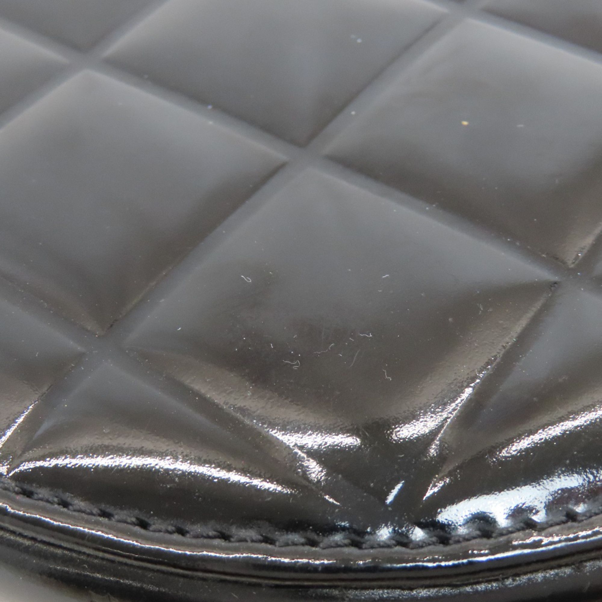 Chanel Chanel Coco Mark Silver Hardware Shoulder Bag Enamel Women's CHANEL Size ONE SIZE - 13 Thumbnail