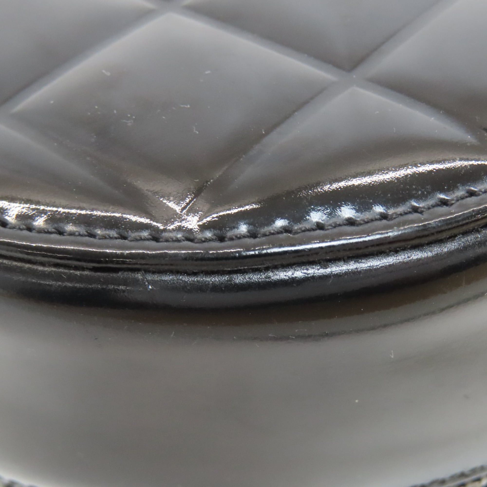 Chanel Chanel Coco Mark Silver Hardware Shoulder Bag Enamel Women's CHANEL Size ONE SIZE - 20 Thumbnail
