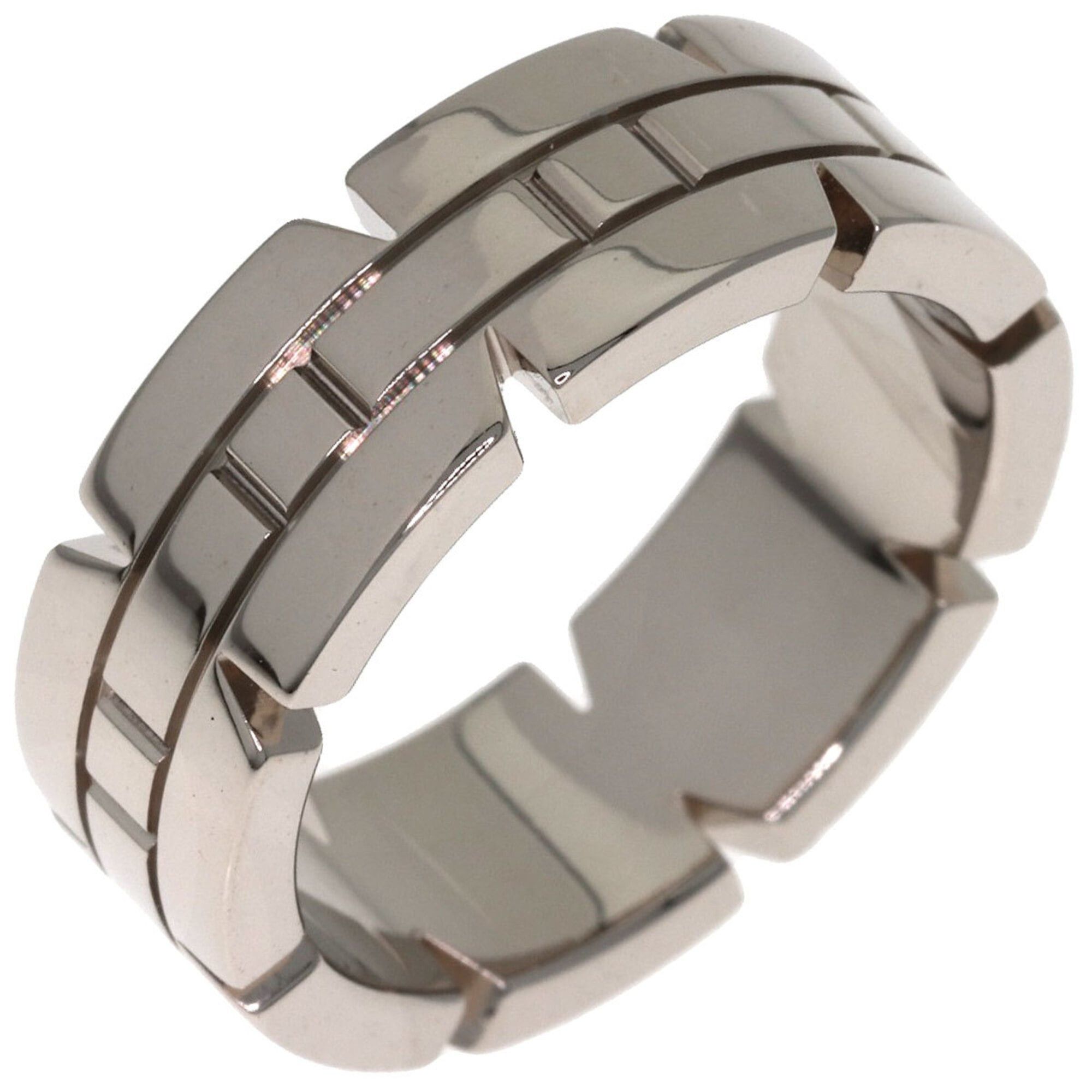 Cartier Cartier Tank Française #48 Ring, 18K White Gold, Women's, CARTIER Size ONE SIZE - 2 Thumbnail
