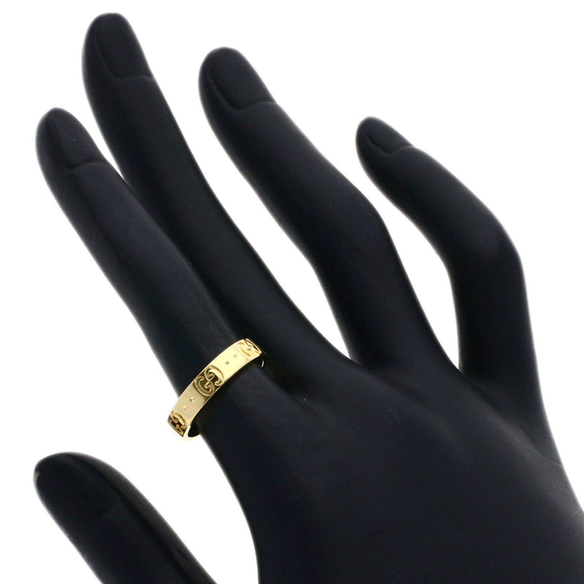 Gucci Gucci Icon #11 Ring - 18K Yellow Gold Women's GUCCI Size ONE SIZE - 6 Thumbnail