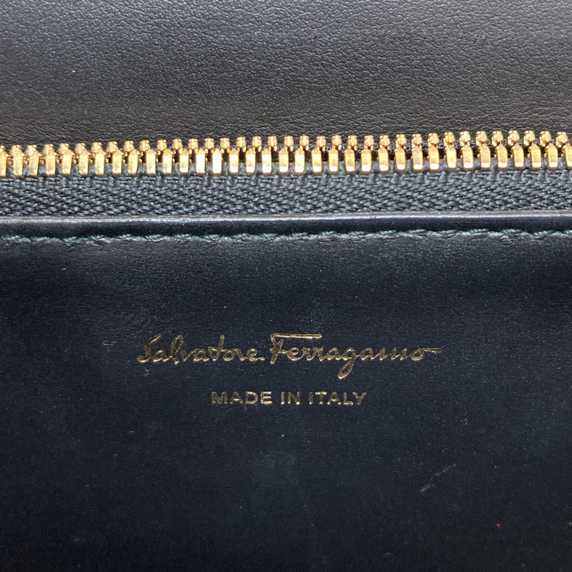 Salvatore Ferragamo Salvatore Ferragamo Gancini Hardware Long Shoulder Bag Leather Women's Size ONE SIZE - 6 Thumbnail