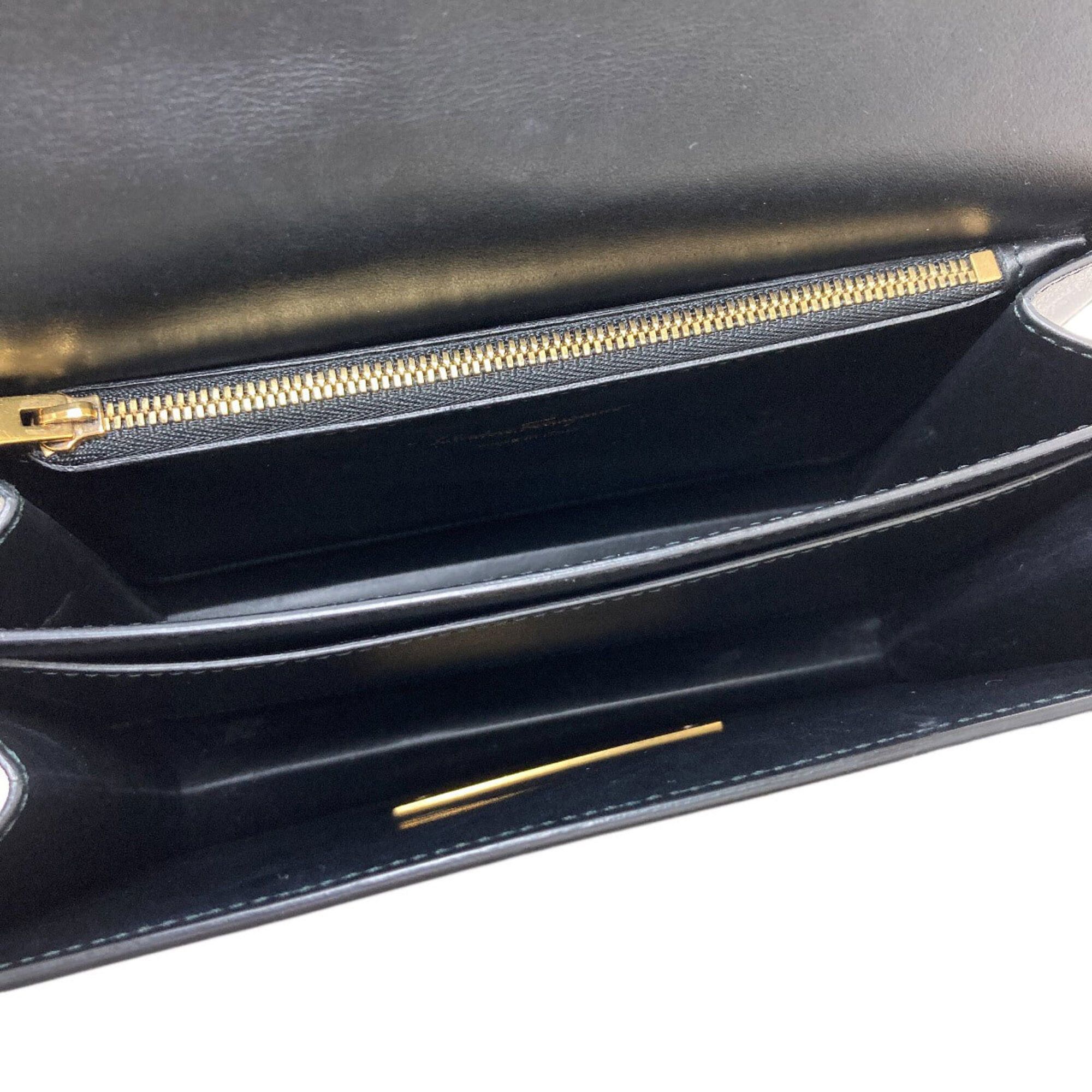 Salvatore Ferragamo Salvatore Ferragamo Gancini Hardware Long Shoulder Bag Leather Women's Size ONE SIZE - 5 Thumbnail