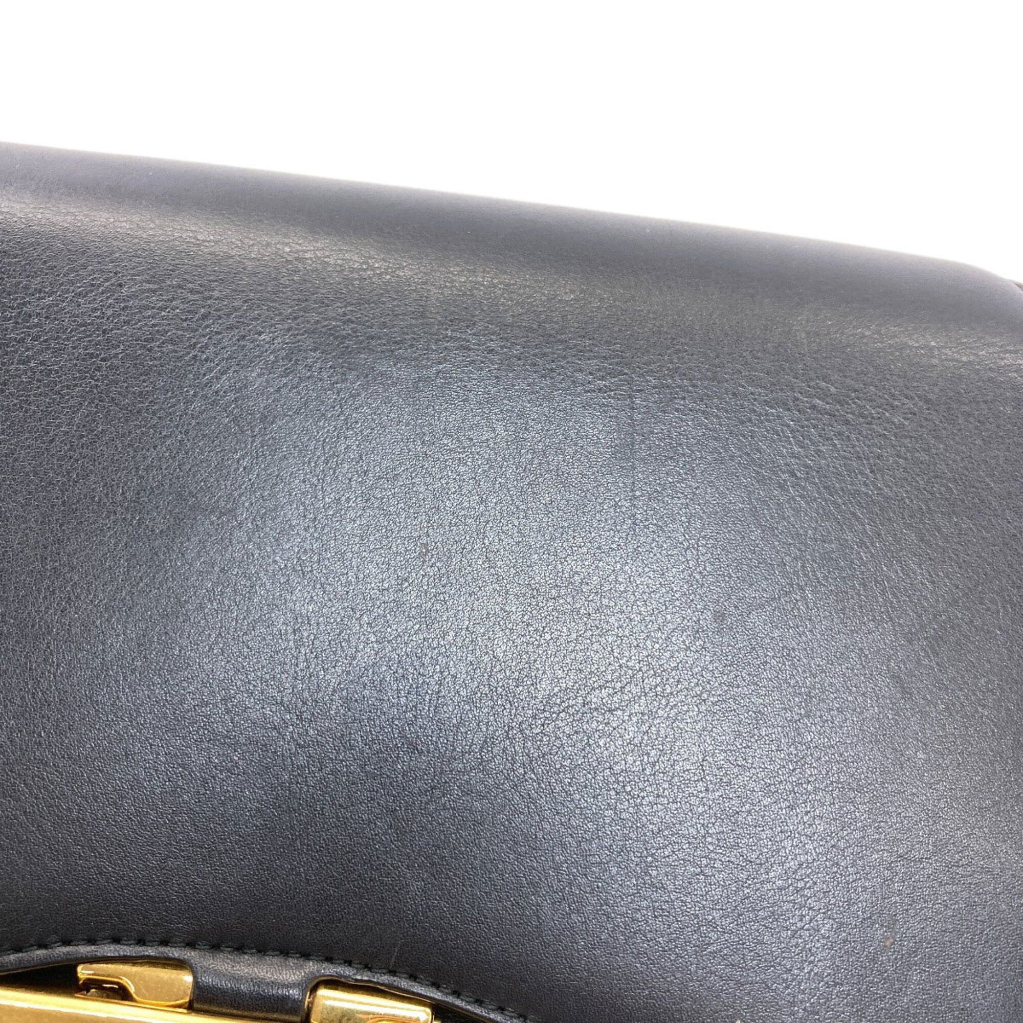 Salvatore Ferragamo Salvatore Ferragamo Gancini Hardware Long Shoulder Bag Leather Women's Size ONE SIZE - 16 Thumbnail
