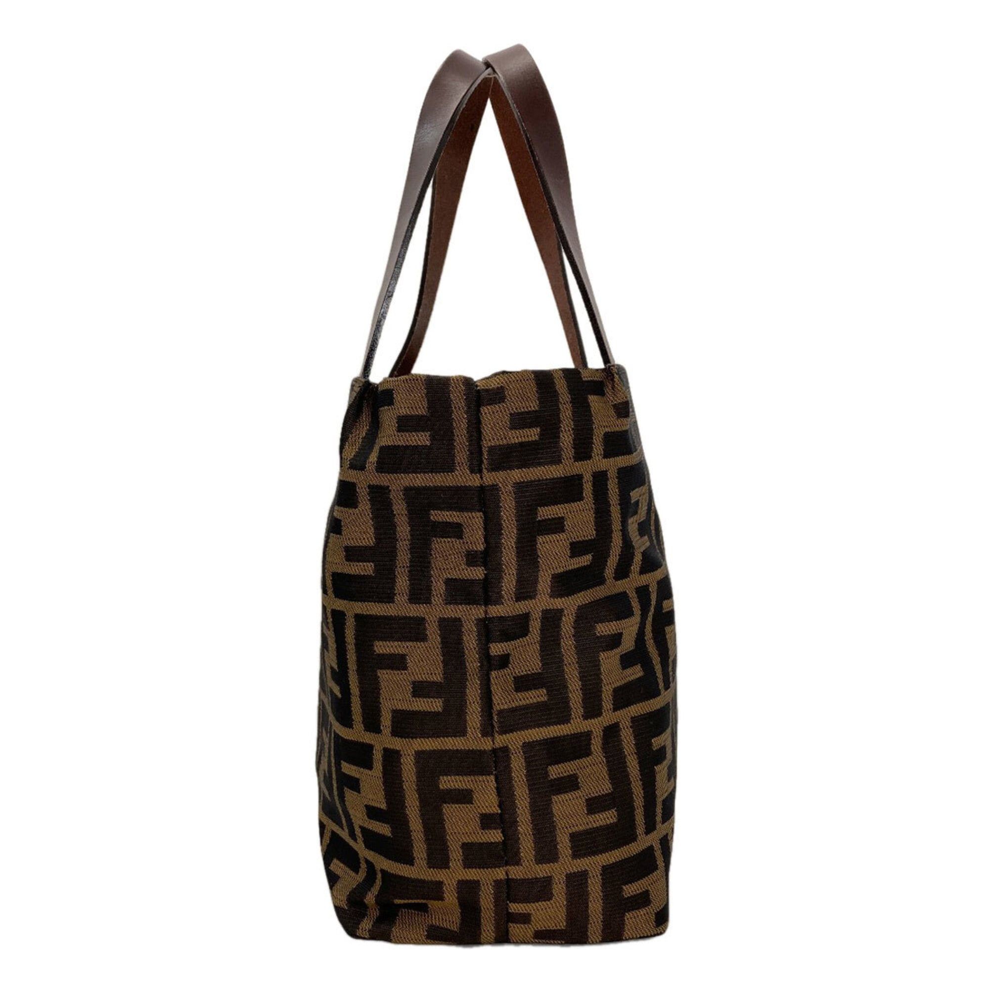 Fendi Fendi Zucca pattern canvas handbag for women FENDI Size ONE SIZE - 3 Thumbnail