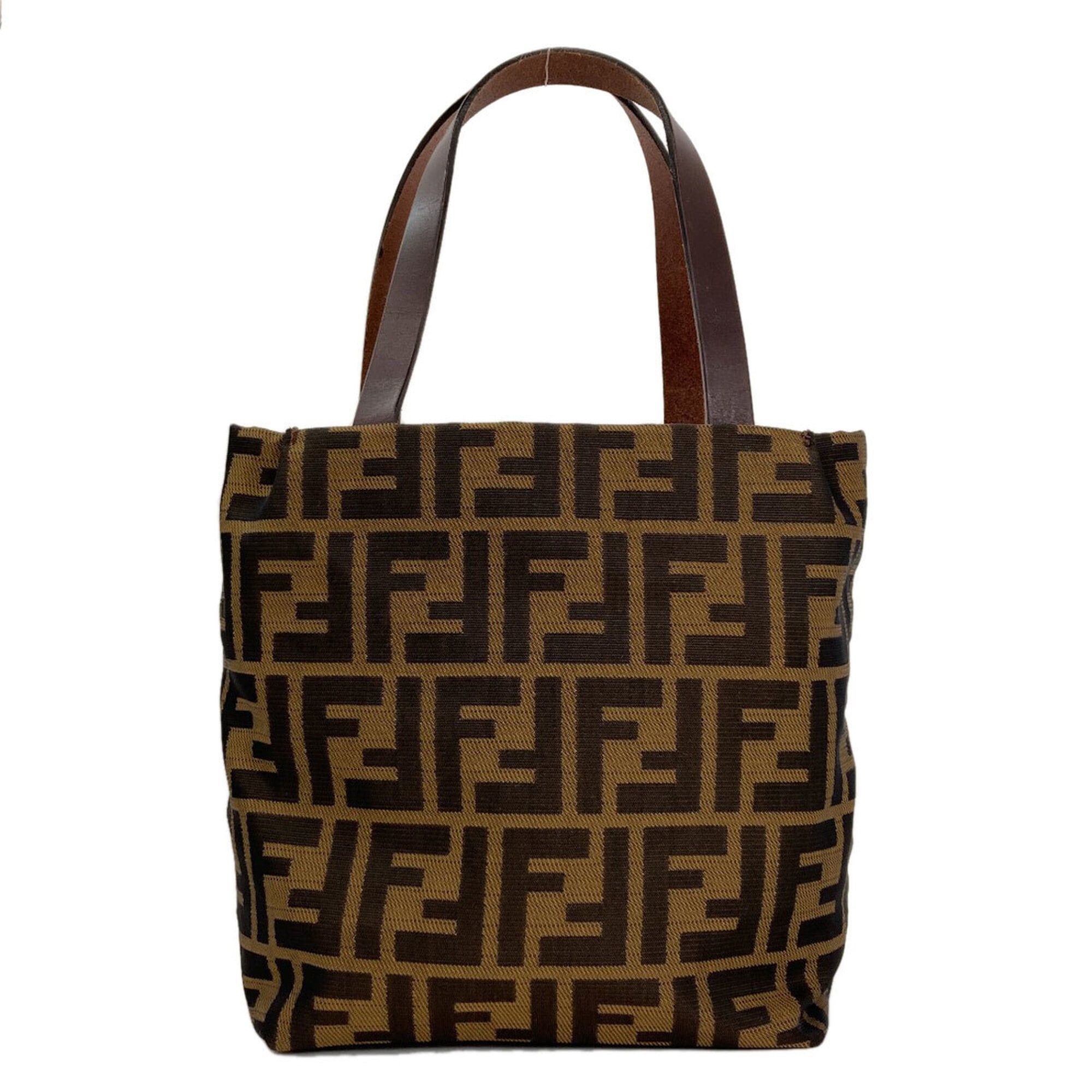 Fendi Fendi Zucca pattern canvas handbag for women FENDI Size ONE SIZE - 2 Thumbnail