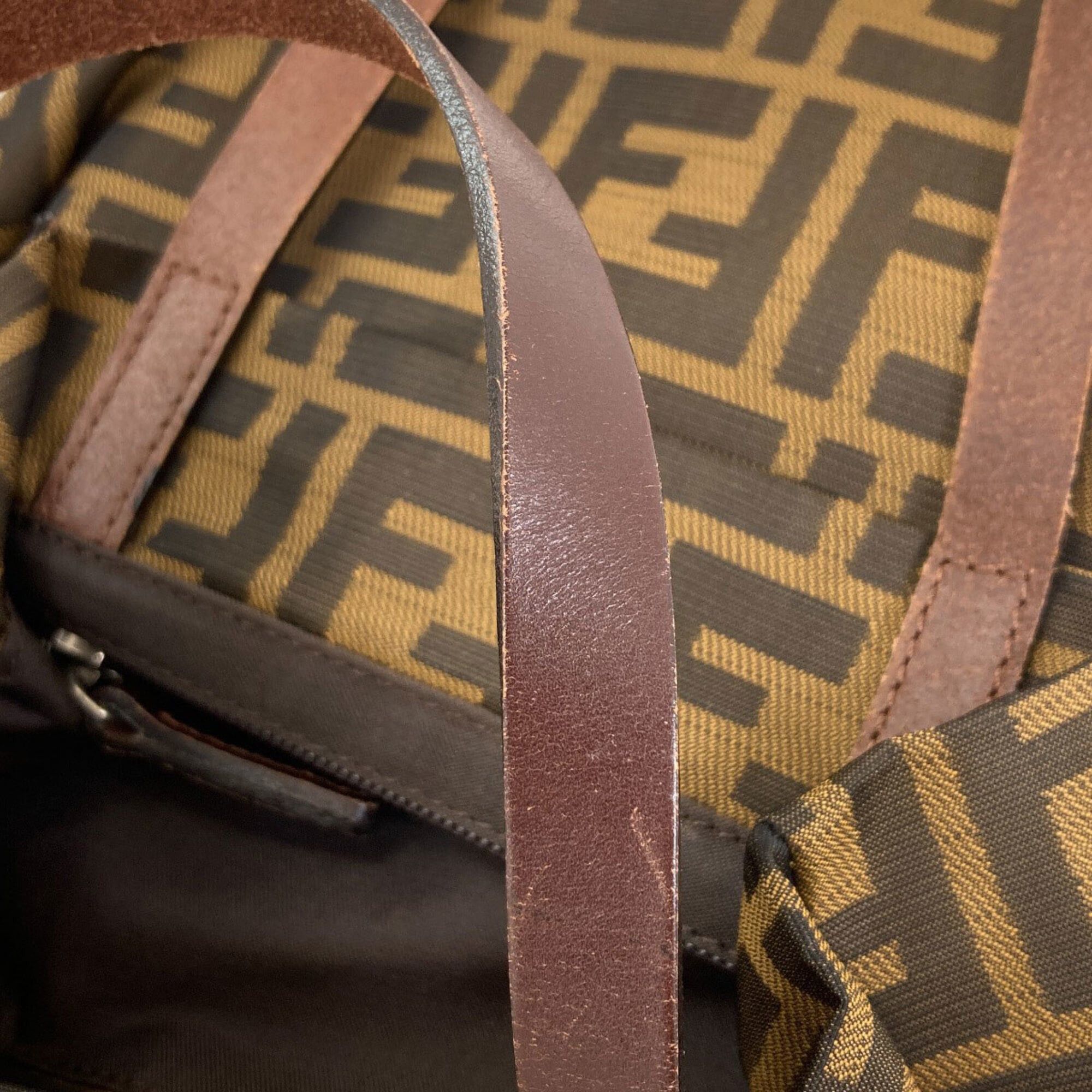 Fendi Fendi Zucca pattern canvas handbag for women FENDI Size ONE SIZE - 13 Thumbnail