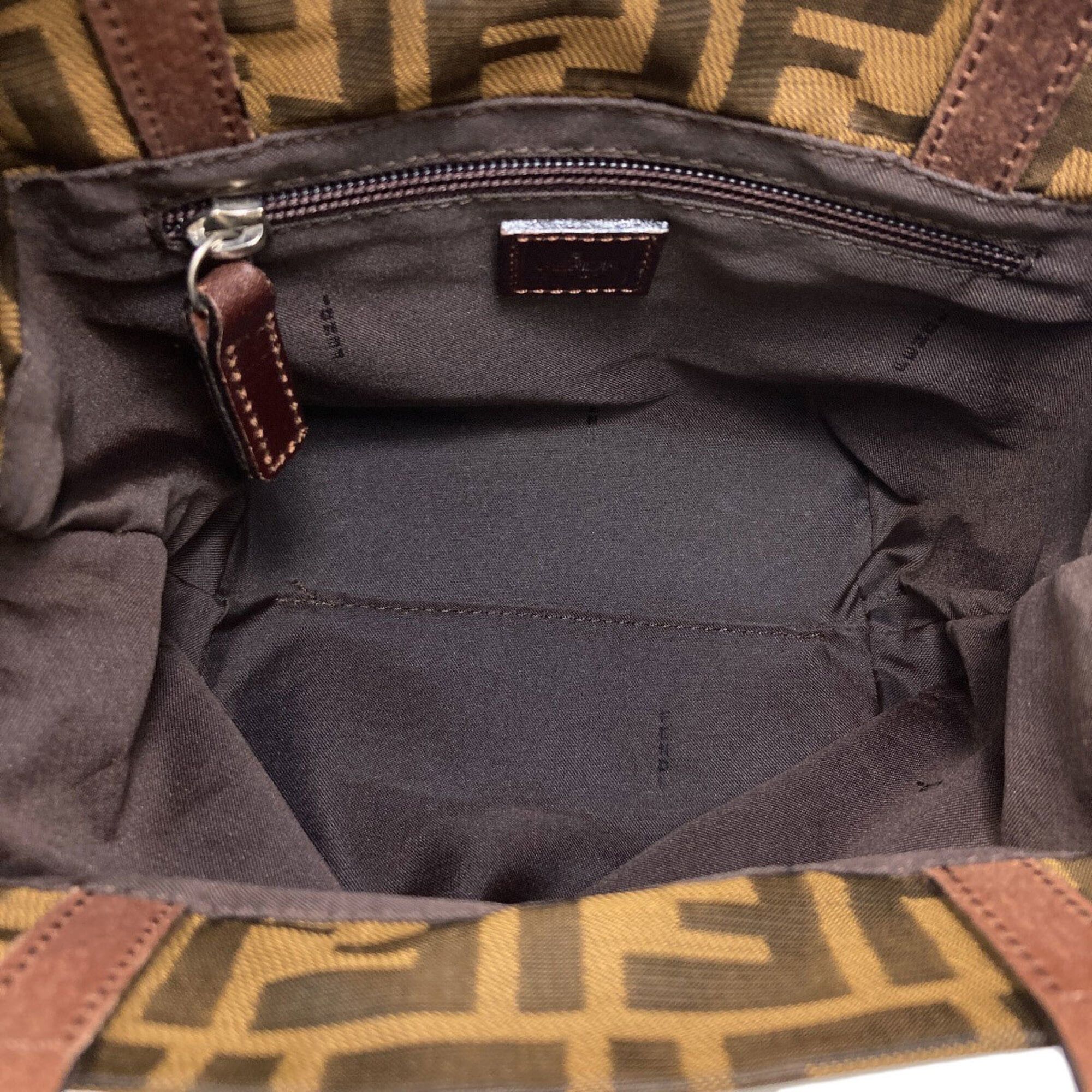 Fendi Fendi Zucca pattern canvas handbag for women FENDI Size ONE SIZE - 5 Thumbnail