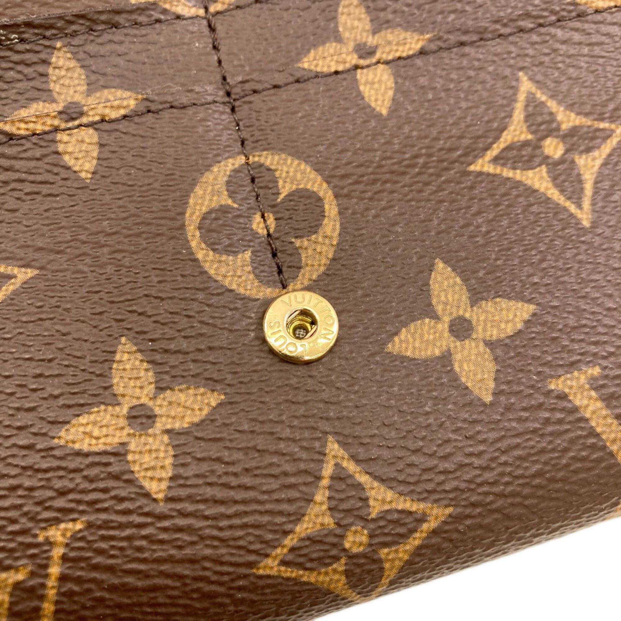Louis Vuitton Louis Vuitton M60531 Portefeuille Sarah Long Wallet, Monogram Canvas, Women's LOUIS VUITTON Size ONE SIZE - 15 Thumbnail