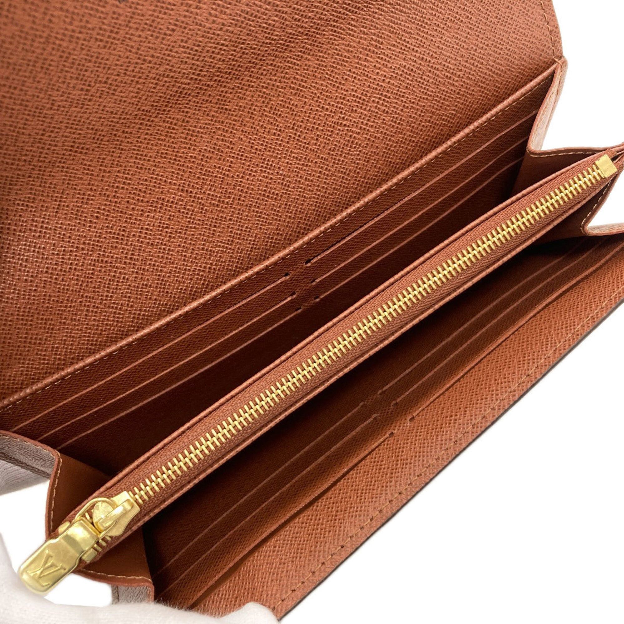 Louis Vuitton Louis Vuitton M60531 Portefeuille Sarah Long Wallet, Monogram Canvas, Women's LOUIS VUITTON Size ONE SIZE - 5 Thumbnail