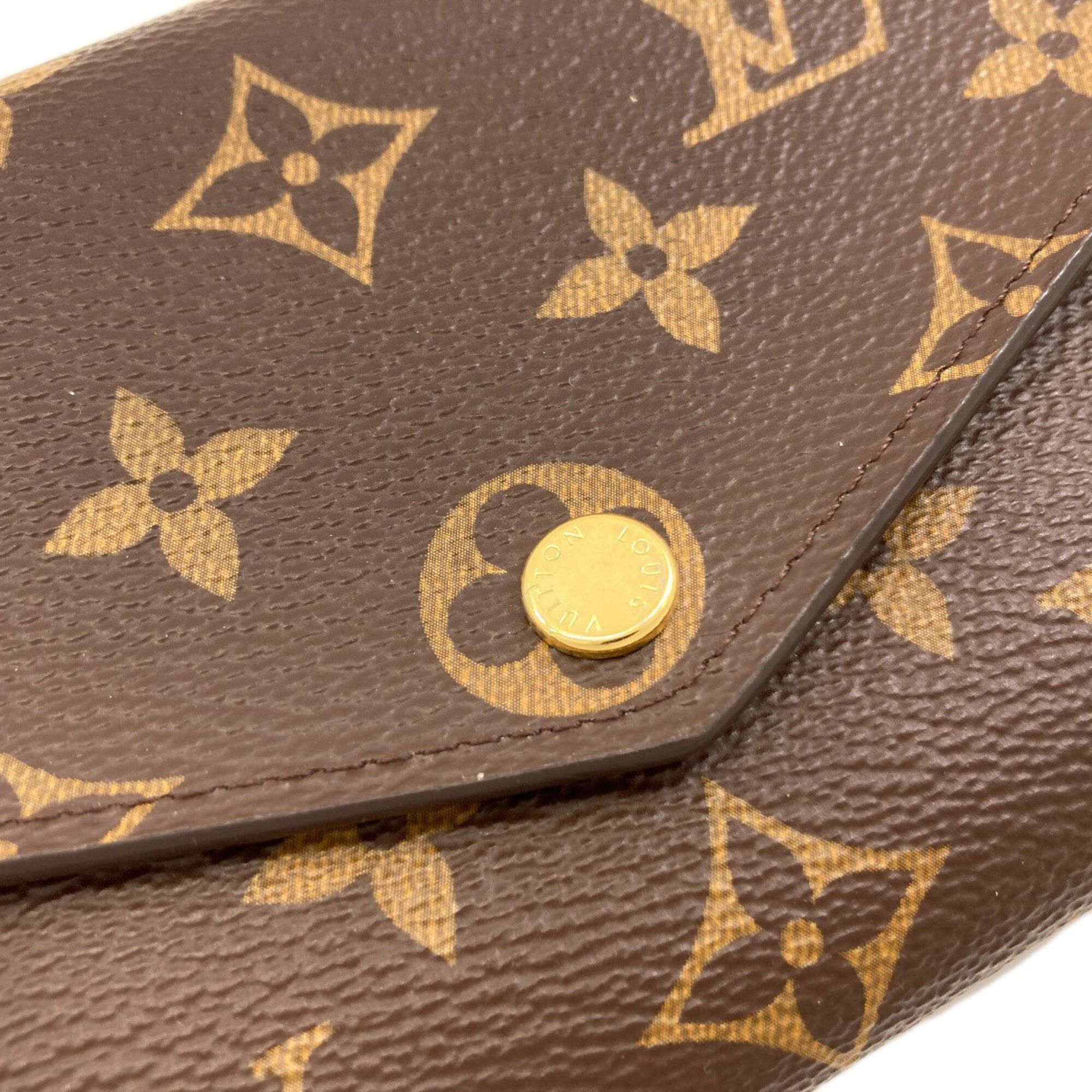 Louis Vuitton Louis Vuitton M60531 Portefeuille Sarah Long Wallet, Monogram Canvas, Women's LOUIS VUITTON Size ONE SIZE - 16 Thumbnail