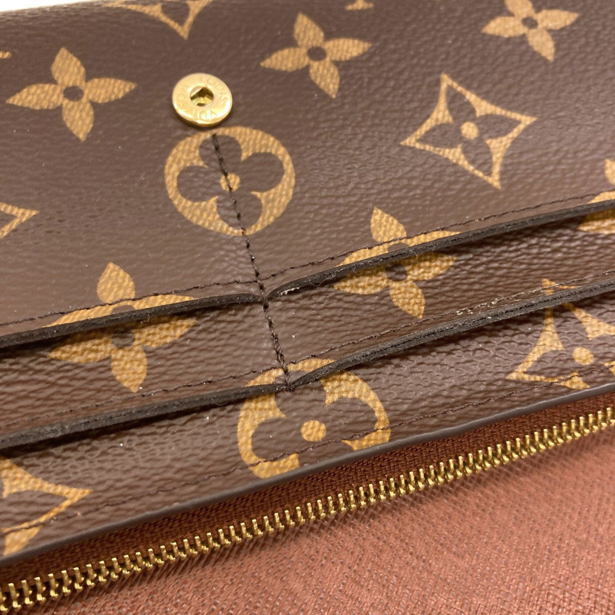 Louis Vuitton Louis Vuitton M60531 Portefeuille Sarah Long Wallet, Monogram Canvas, Women's LOUIS VUITTON Size ONE SIZE - 10 Thumbnail