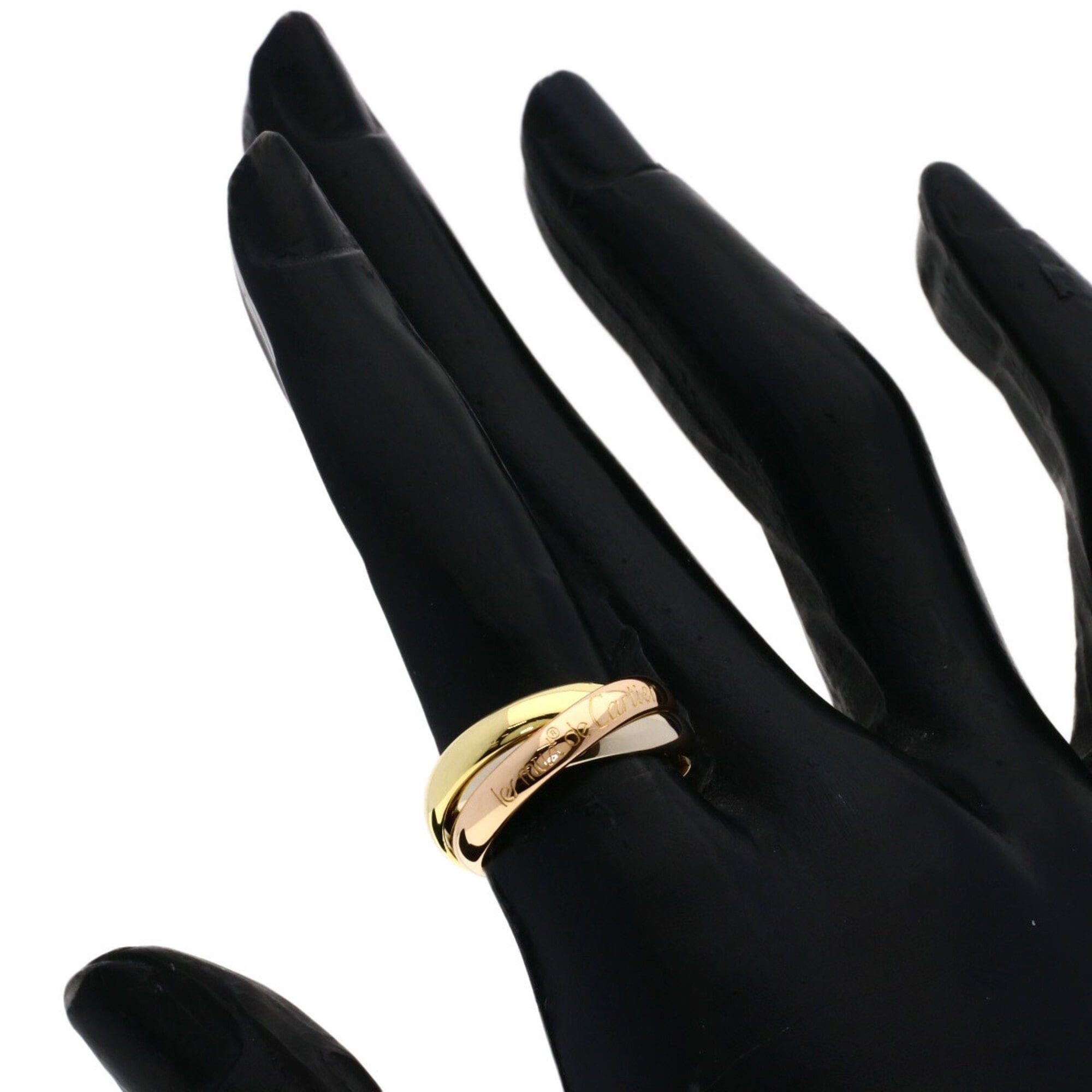 Cartier Cartier Trinity #50 Ring - 18K Yellow Gold/18K White Pink Gold Women's CARTIER Size ONE SIZE - 5 Thumbnail