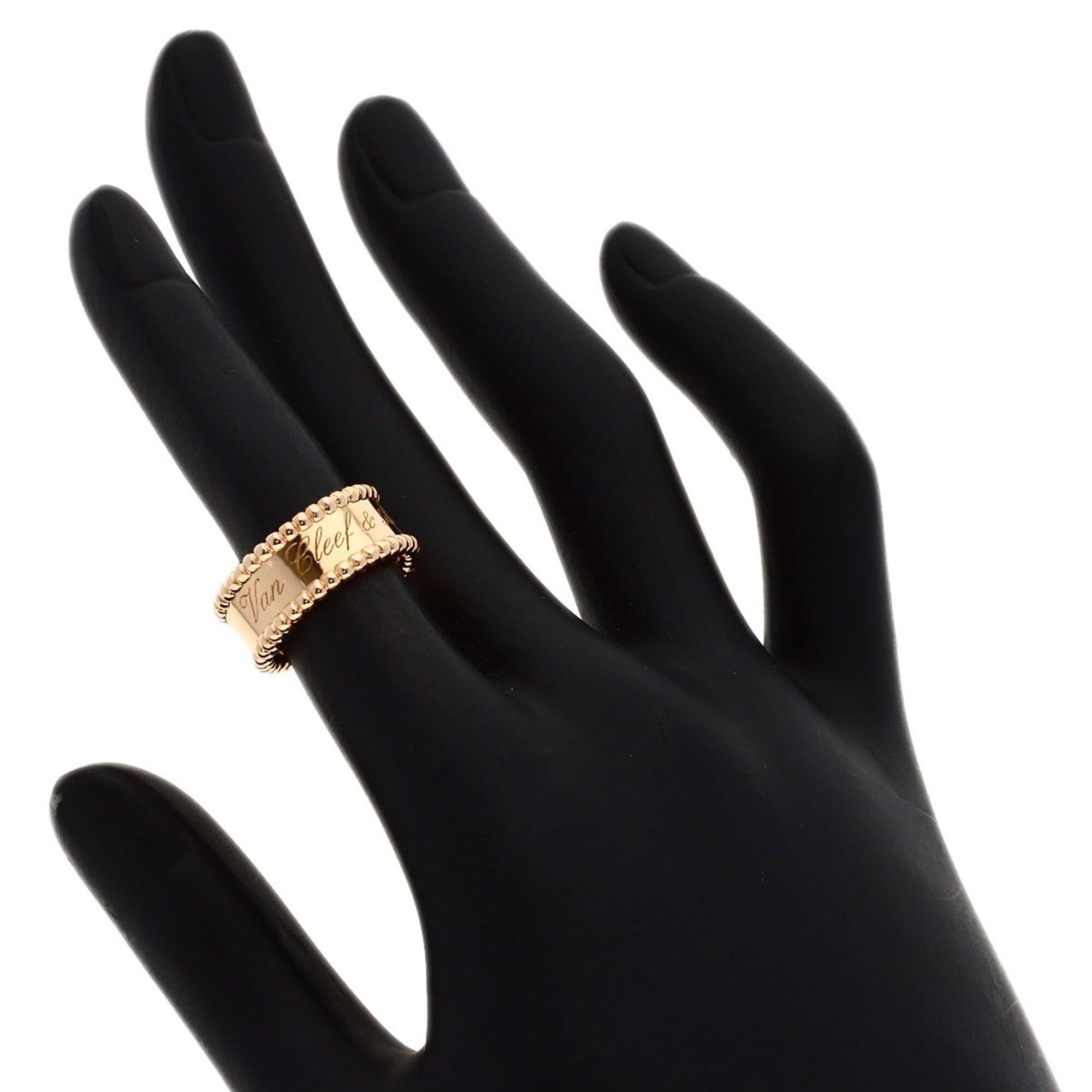 Van Cleef & Arpels Van Cleef & Arpels Perlee Signature Medium Ring, 18K Pink Gold, Women's. Size ONE SIZE - 6 Thumbnail