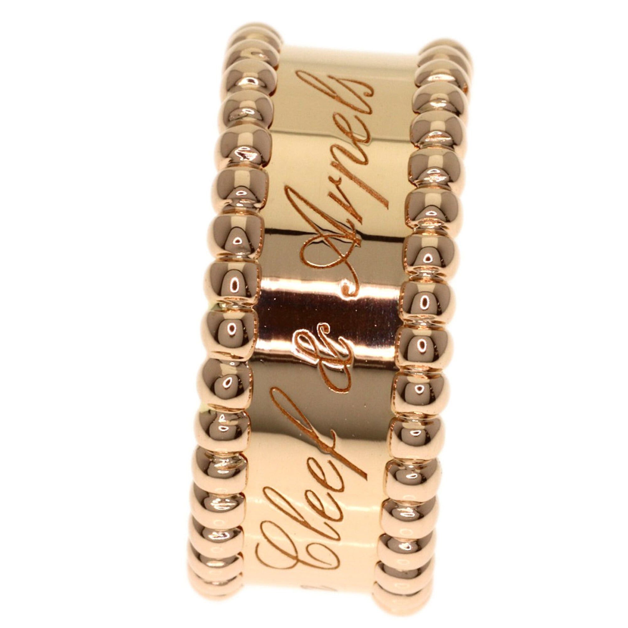 Van Cleef & Arpels Van Cleef & Arpels Perlee Signature Medium Ring, 18K Pink Gold, Women's. Size ONE SIZE - 7 Thumbnail