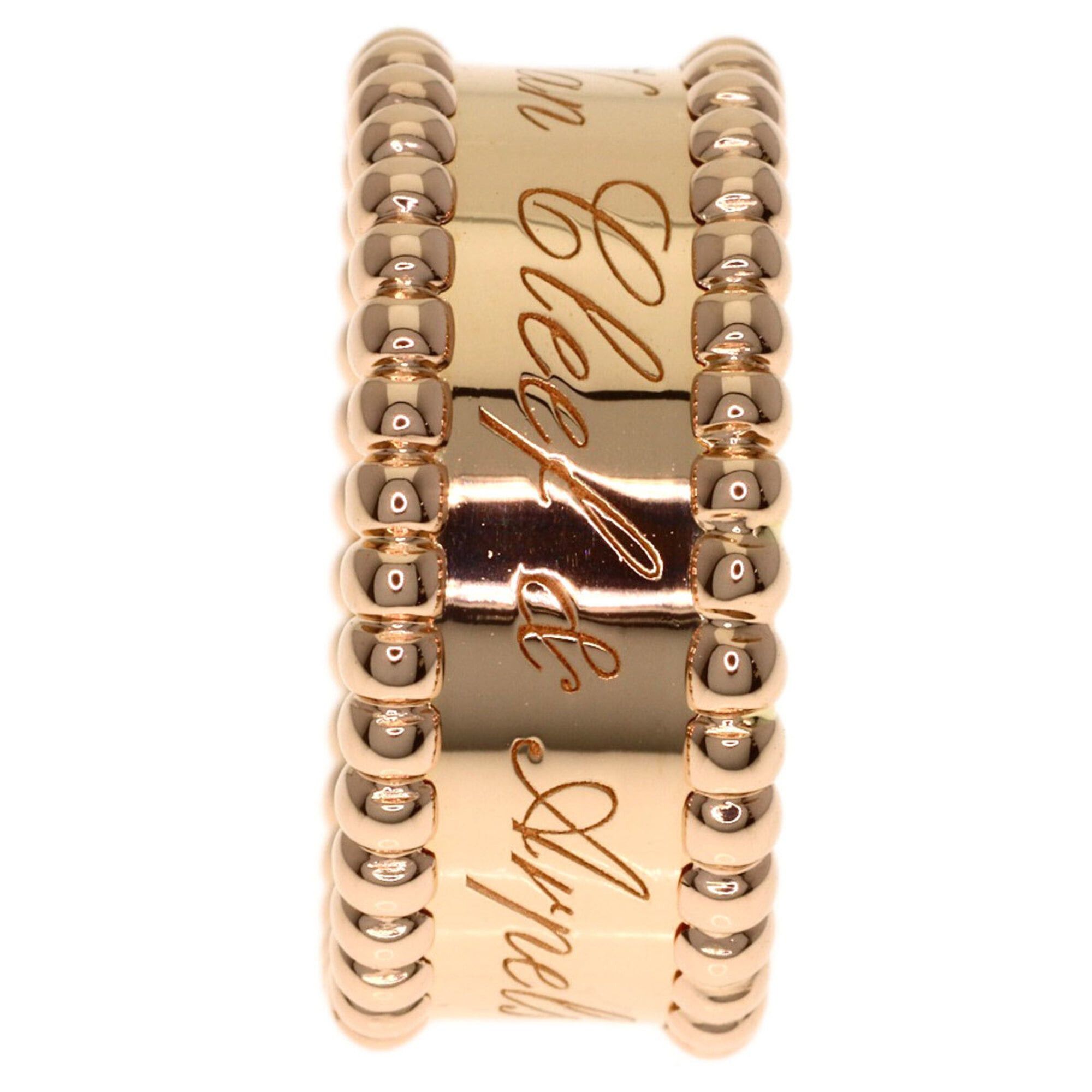 Van Cleef & Arpels Van Cleef & Arpels Perlee Signature Medium Ring, 18K Pink Gold, Women's. Size ONE SIZE - 3 Thumbnail