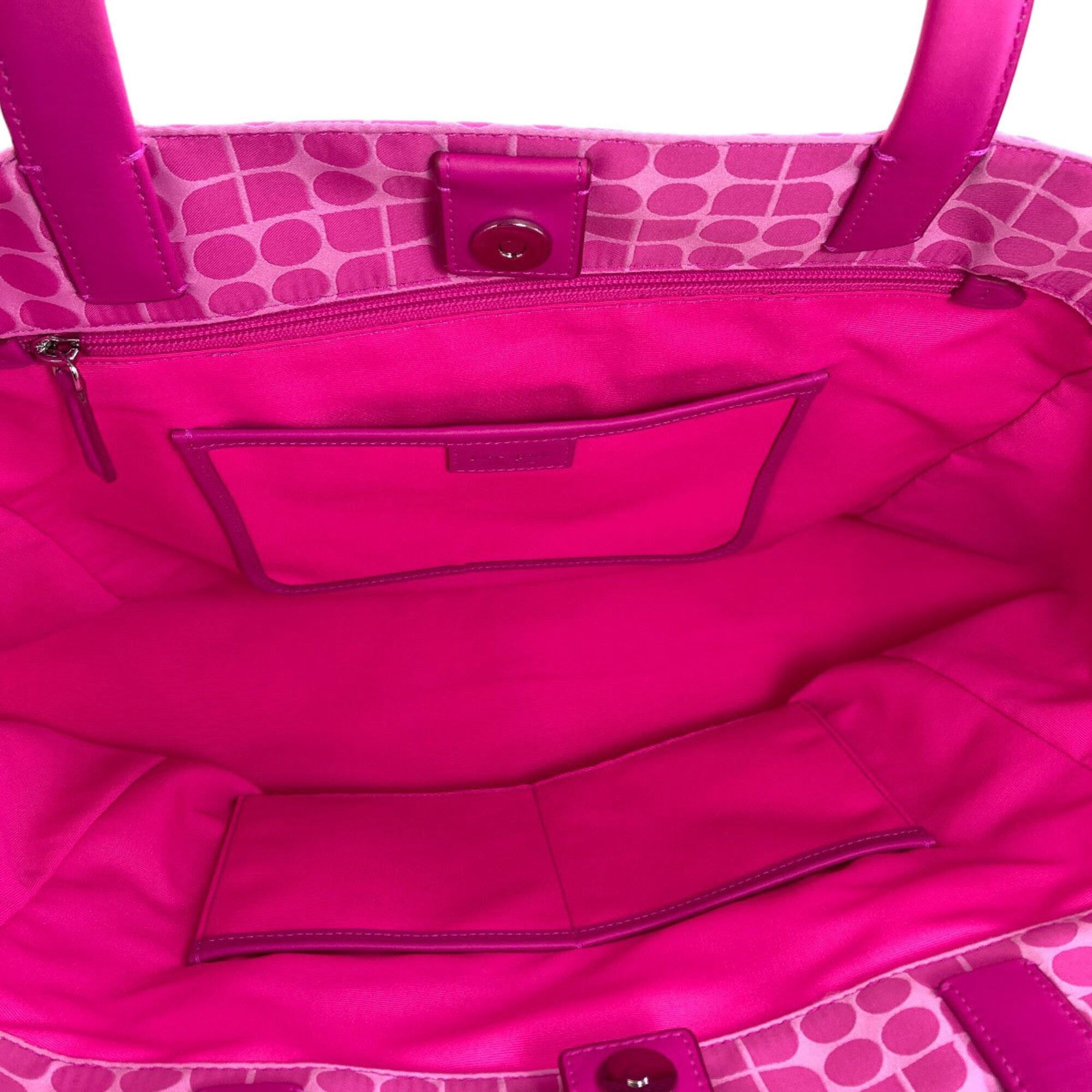 Kate Spade Kate Spade Noel Jacquard Large Tote Bag, Polyester/Leather, Women's Size ONE SIZE - 5 Thumbnail