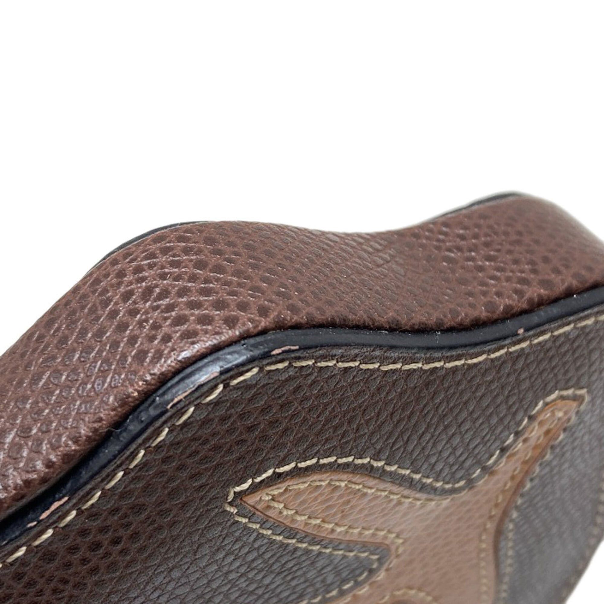 Celine Celine autumn leaves motif coin case, leather, women's. Size ONE SIZE - 8 Thumbnail