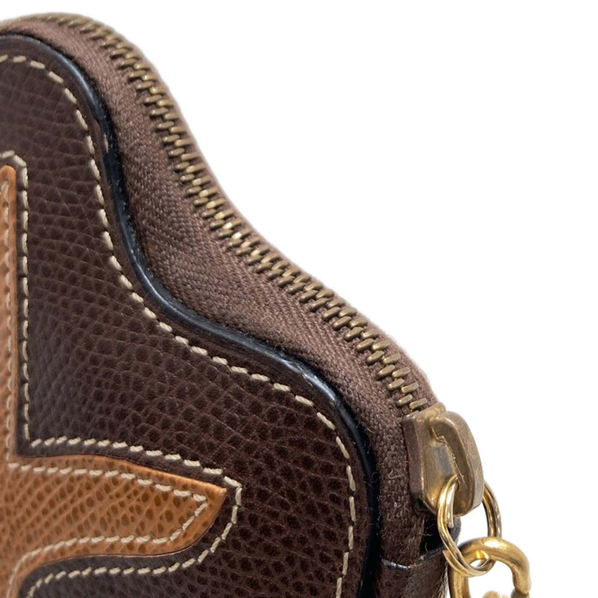 Celine Celine autumn leaves motif coin case, leather, women's. Size ONE SIZE - 12 Thumbnail