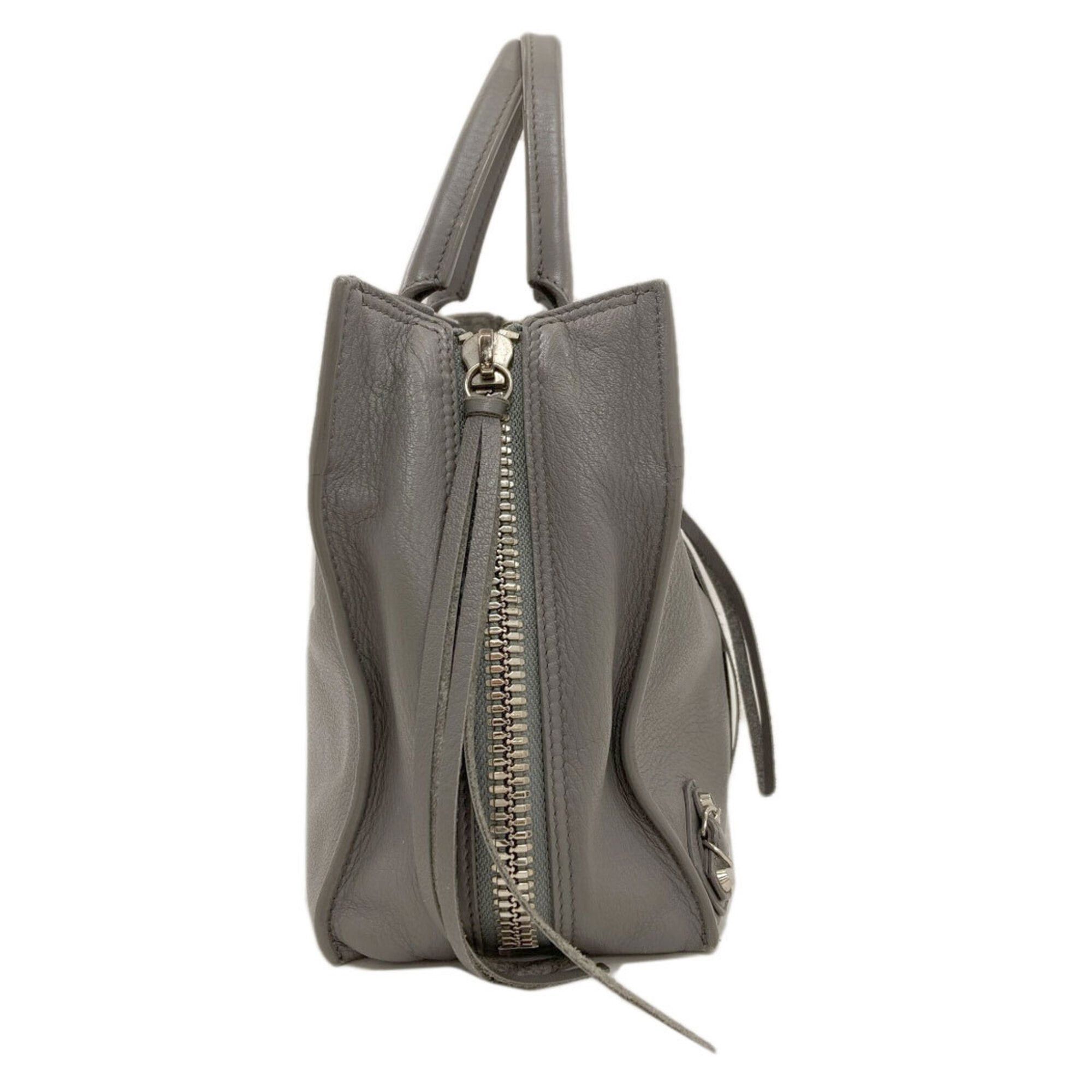 Balenciaga Balenciaga 370926 Paper 2-Way Handbag Leather Women's BALENCIAGA Size ONE SIZE - 3 Thumbnail