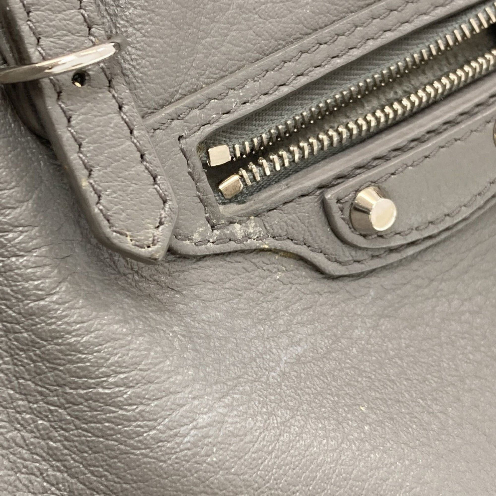 Balenciaga Balenciaga 370926 Paper 2-Way Handbag Leather Women's BALENCIAGA Size ONE SIZE - 17 Thumbnail