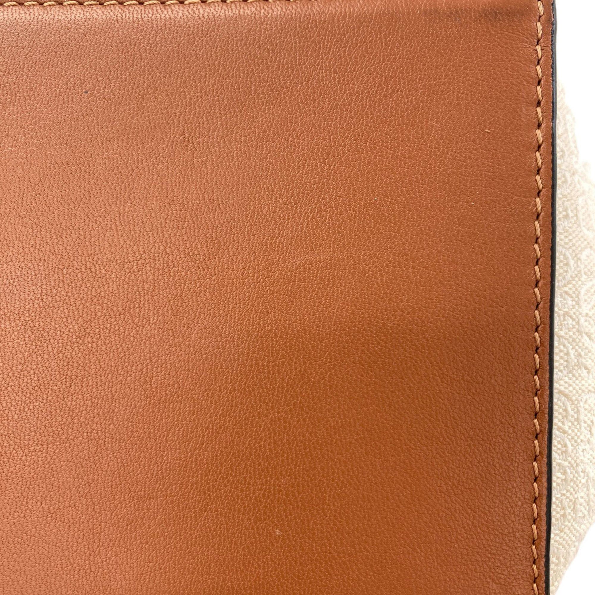 Loewe Loewe Hammock 2-Way Handbag, Canvas/Calfskin, Women's LOEWE Size ONE SIZE - 21 Thumbnail