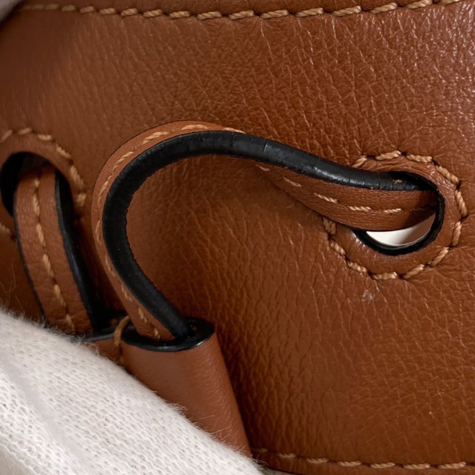 Loewe Loewe Hammock 2-Way Handbag, Canvas/Calfskin, Women's LOEWE Size ONE SIZE - 19 Thumbnail