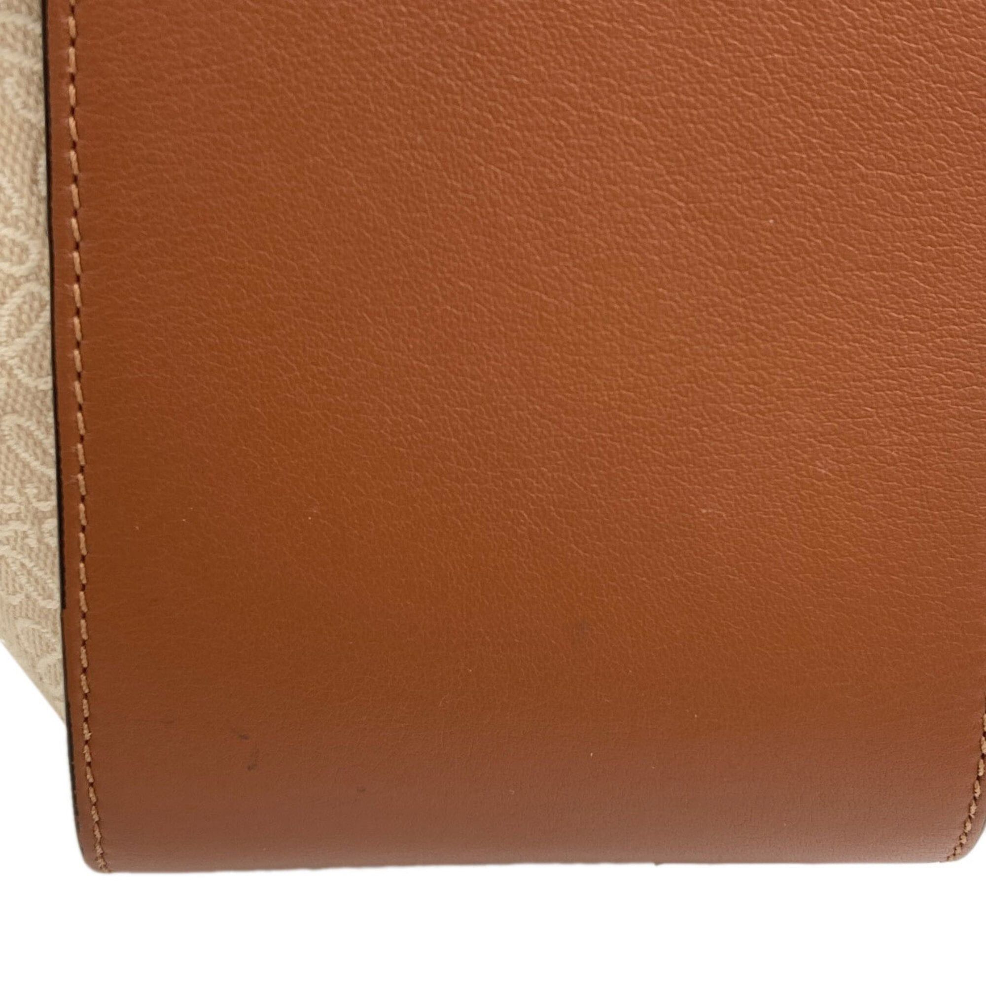 Loewe Loewe Hammock 2-Way Handbag, Canvas/Calfskin, Women's LOEWE Size ONE SIZE - 16 Thumbnail