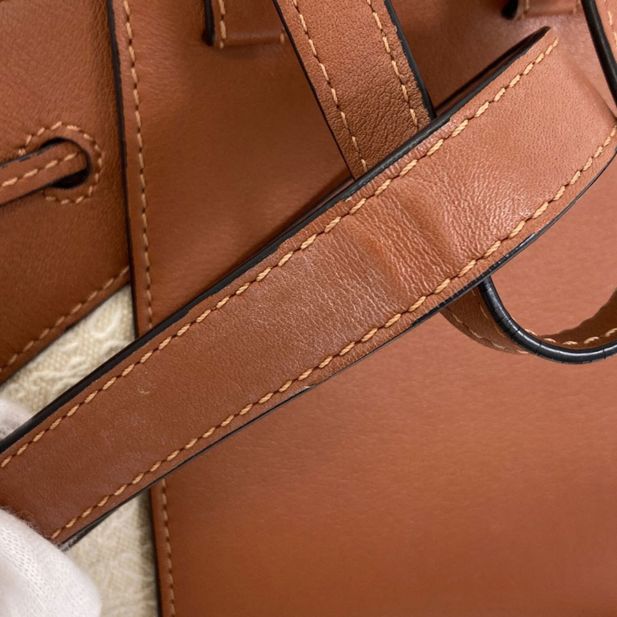 Loewe Loewe Hammock 2-Way Handbag, Canvas/Calfskin, Women's LOEWE Size ONE SIZE - 23 Thumbnail