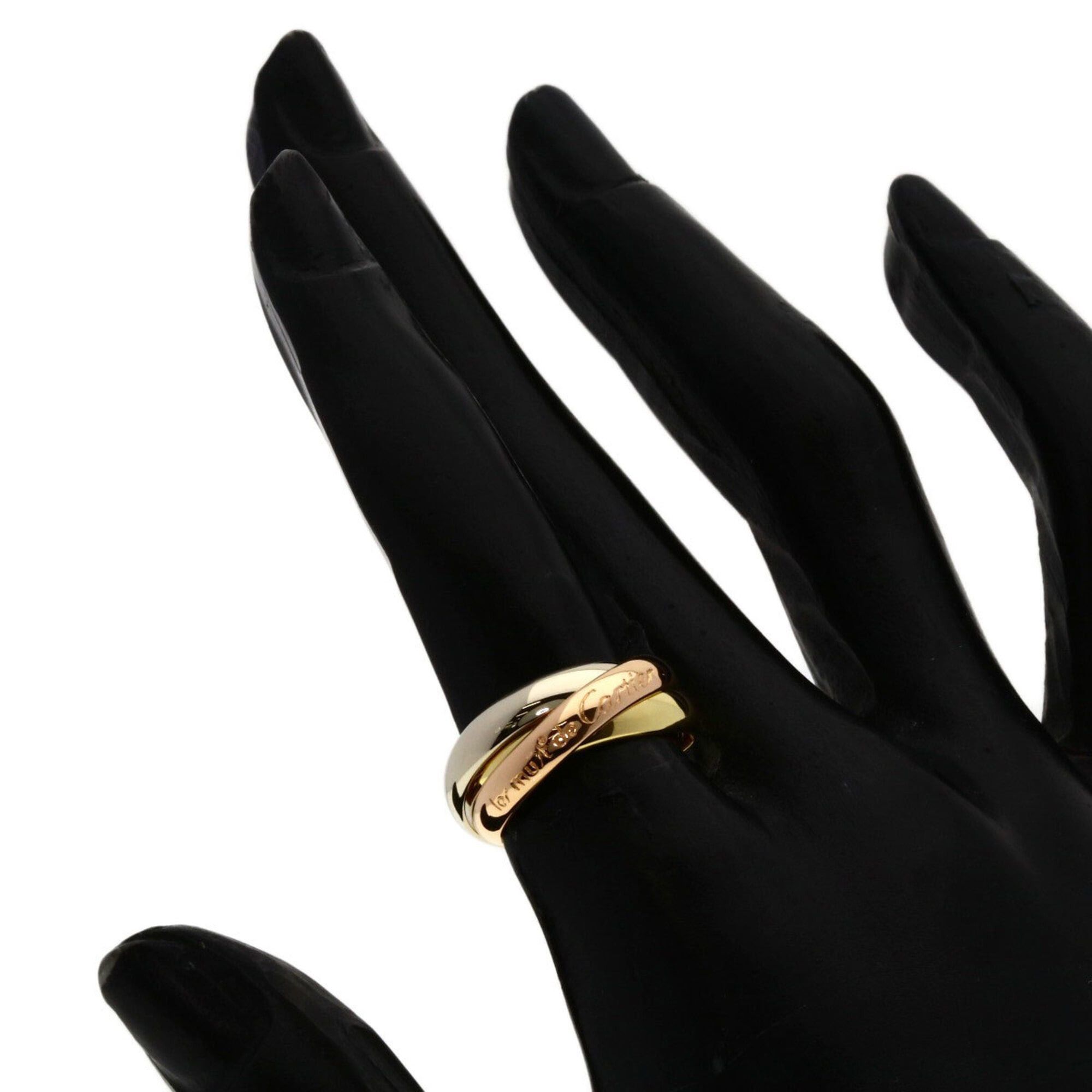 Cartier Cartier Trinity #49 Ring - 18K Yellow Gold/18K White Pink Gold Women's CARTIER Size ONE SIZE - 4 Thumbnail